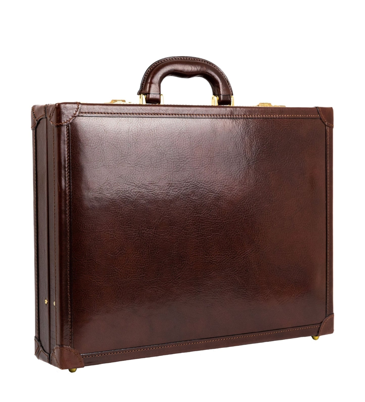 Leather Attaché Case Briefcase - The Wind in the Willows