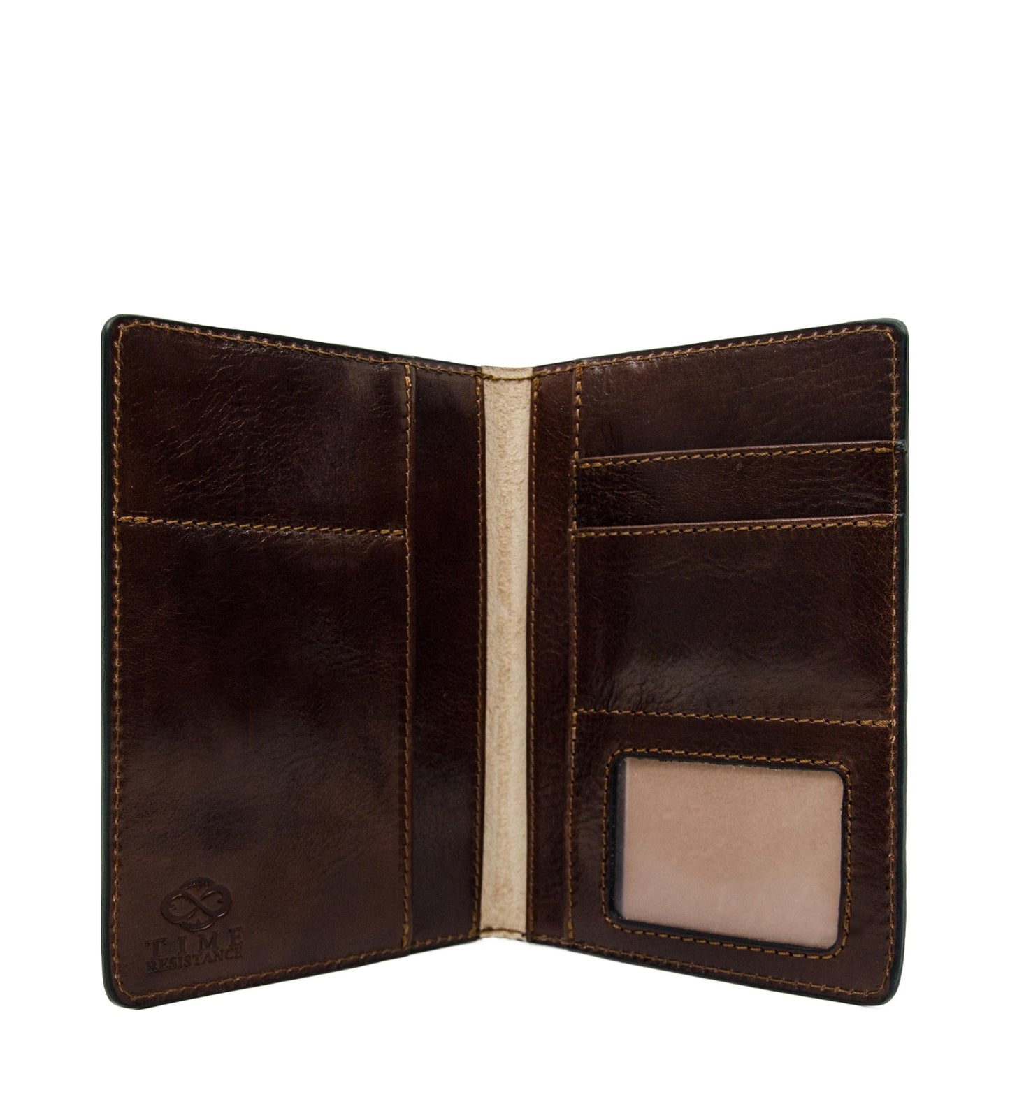 Brown Leather Car Documents Holder - Self-Reliance