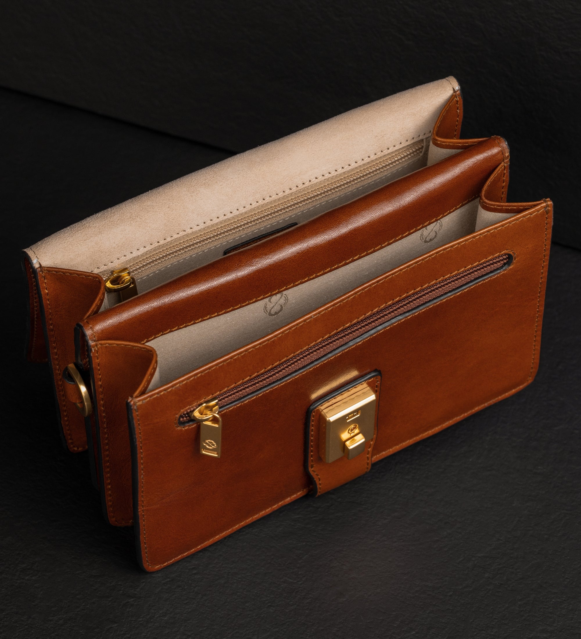 Leather Clutch Purse - The Maltese Falcon