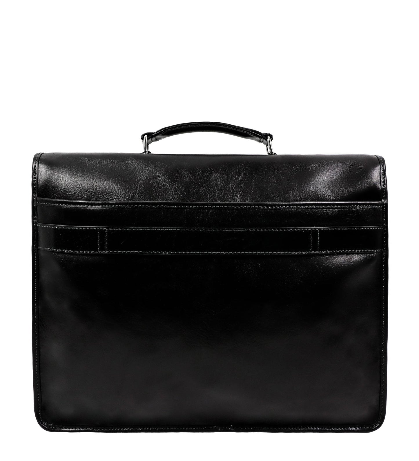 Leather Briefcase Satchel Bag - The Time Machine