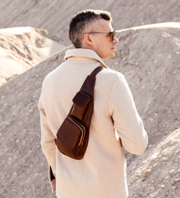 Leather Sling Bag Crossbody Bag - The Monk – eu