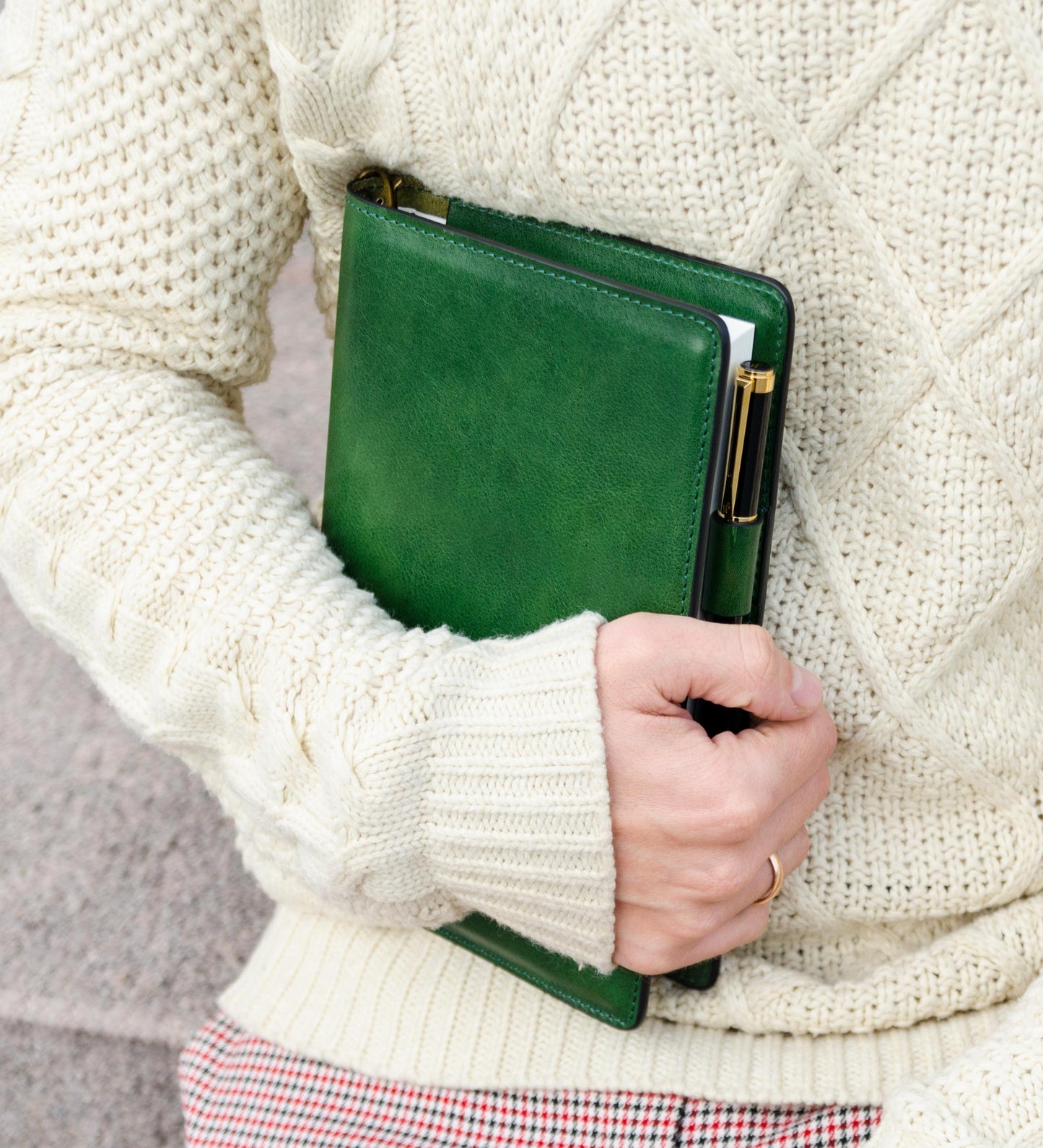 Leather Journal with Refillable A5 Notepad - The Diary of a Nobody