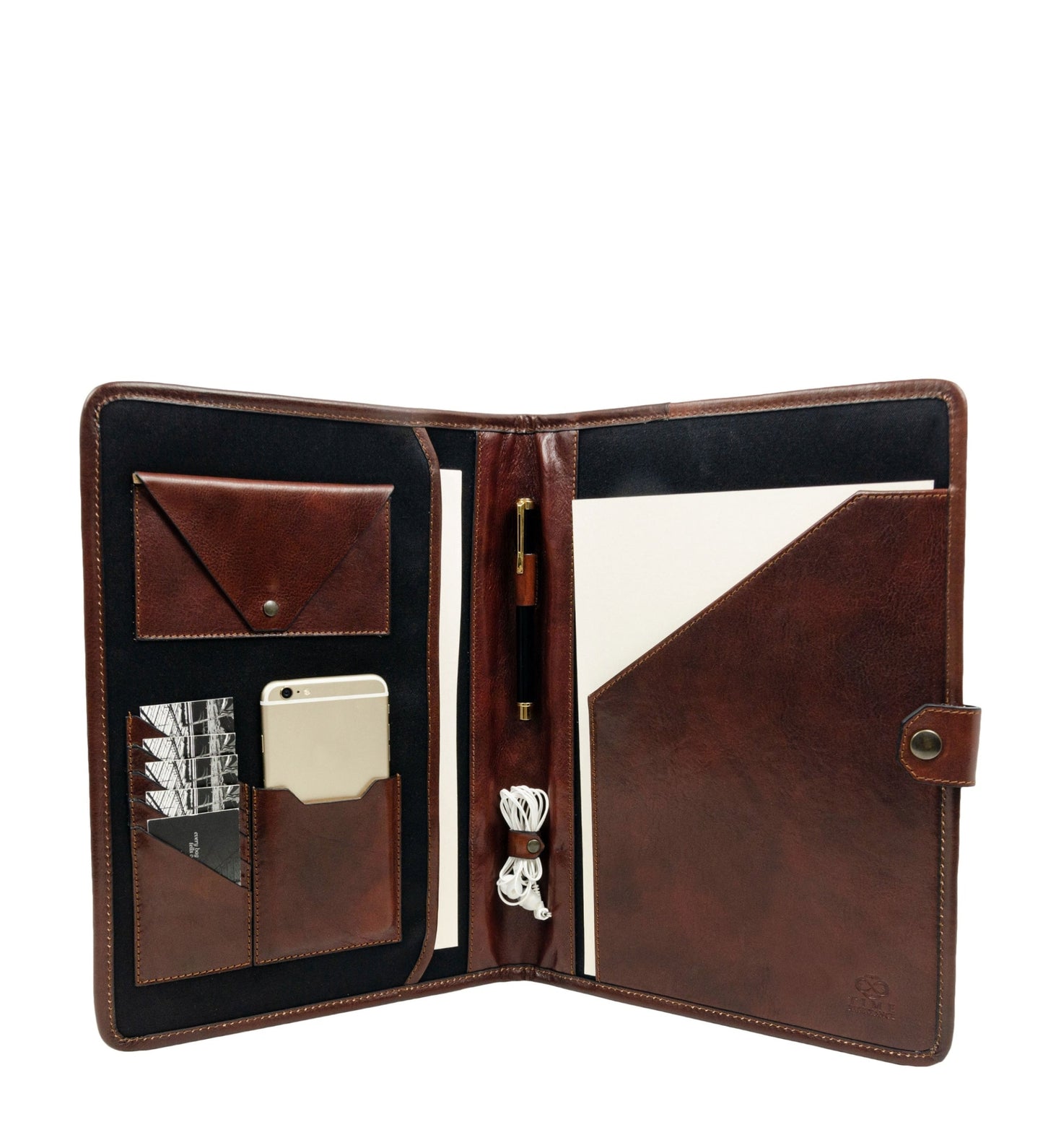 Leather A4 Documents Folder Organizer - The Call of the Wild