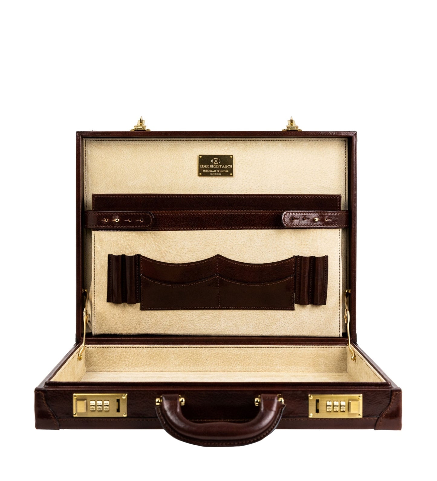 Leather Attaché Case Briefcase - The Wind in the Willows