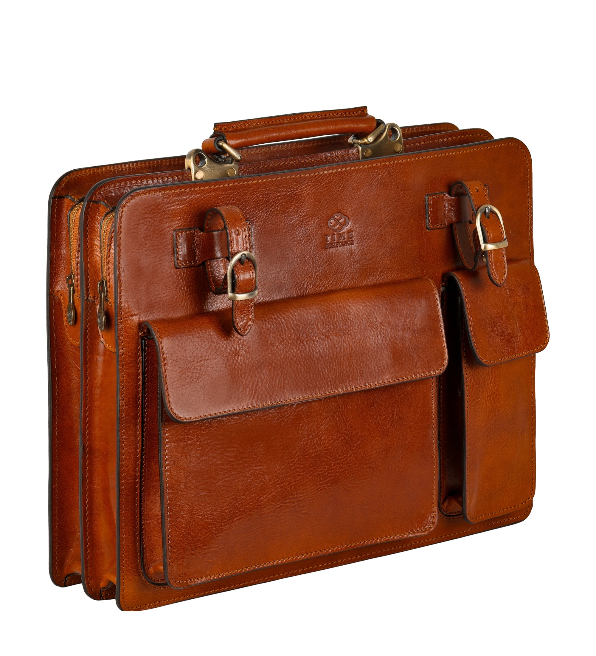 Leather Large Satchel Bag Briefcase - The Prophet
