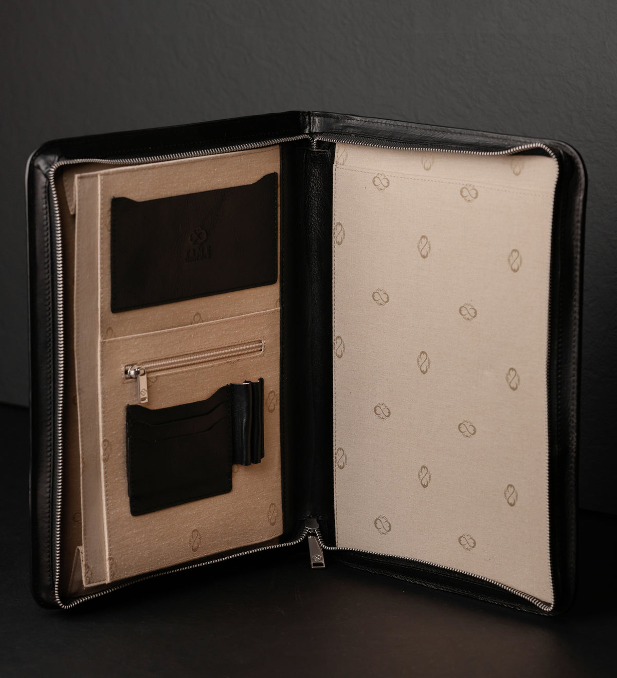 Leather A4 Documents Folder Organizer - Candide