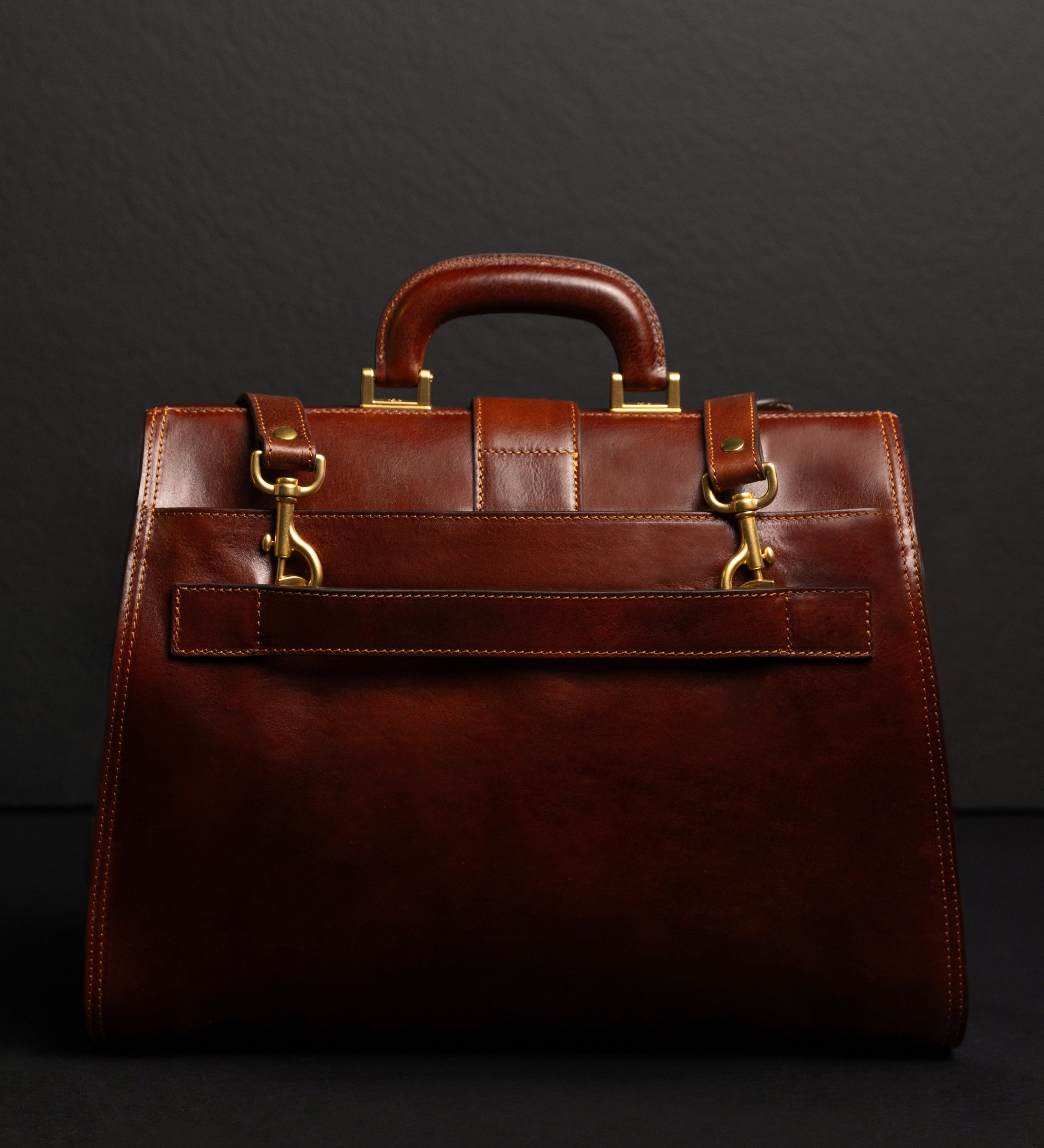 Large Leather Doctor Bag for Women - Mrs Dalloway