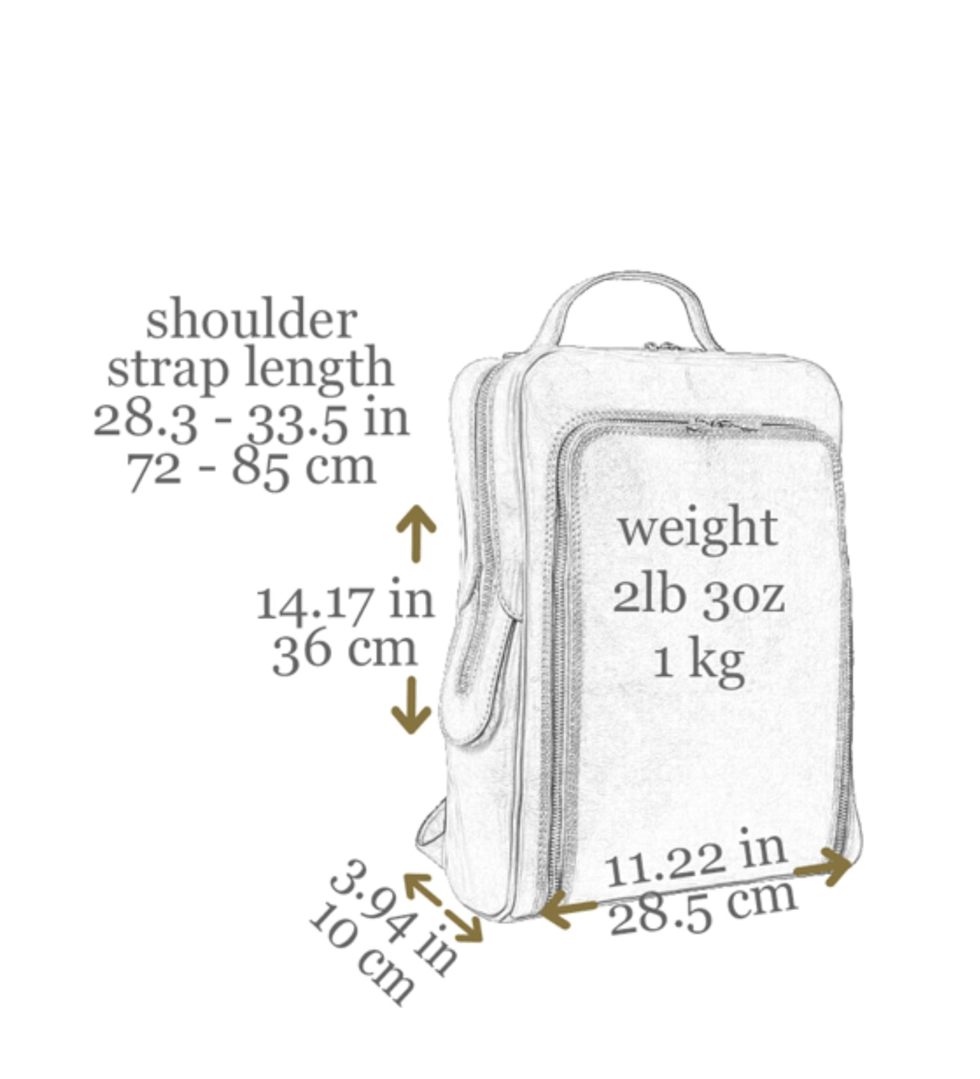 Womens Leather Backpack - The Sun Also Rises