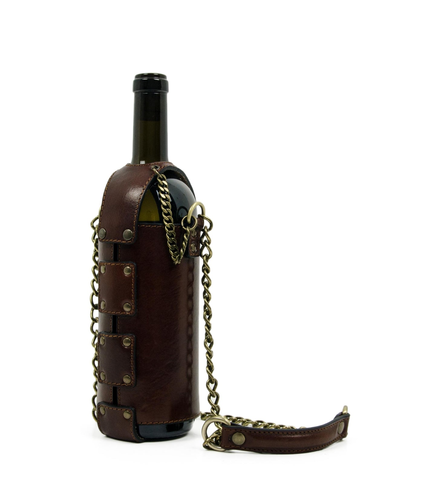 Leather Wine Tote - Saving Grapes