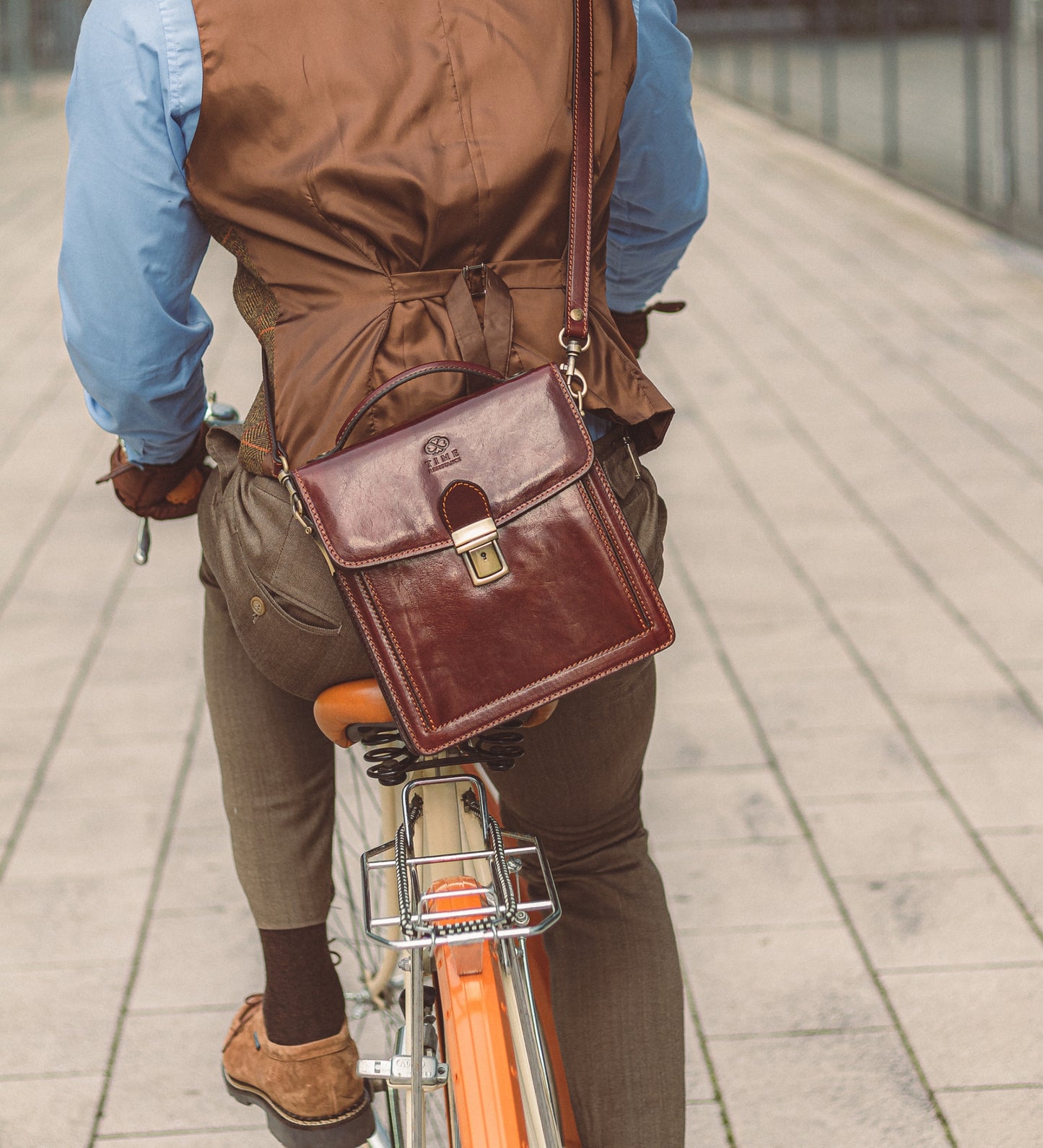 Small Leather Briefcase - Walden