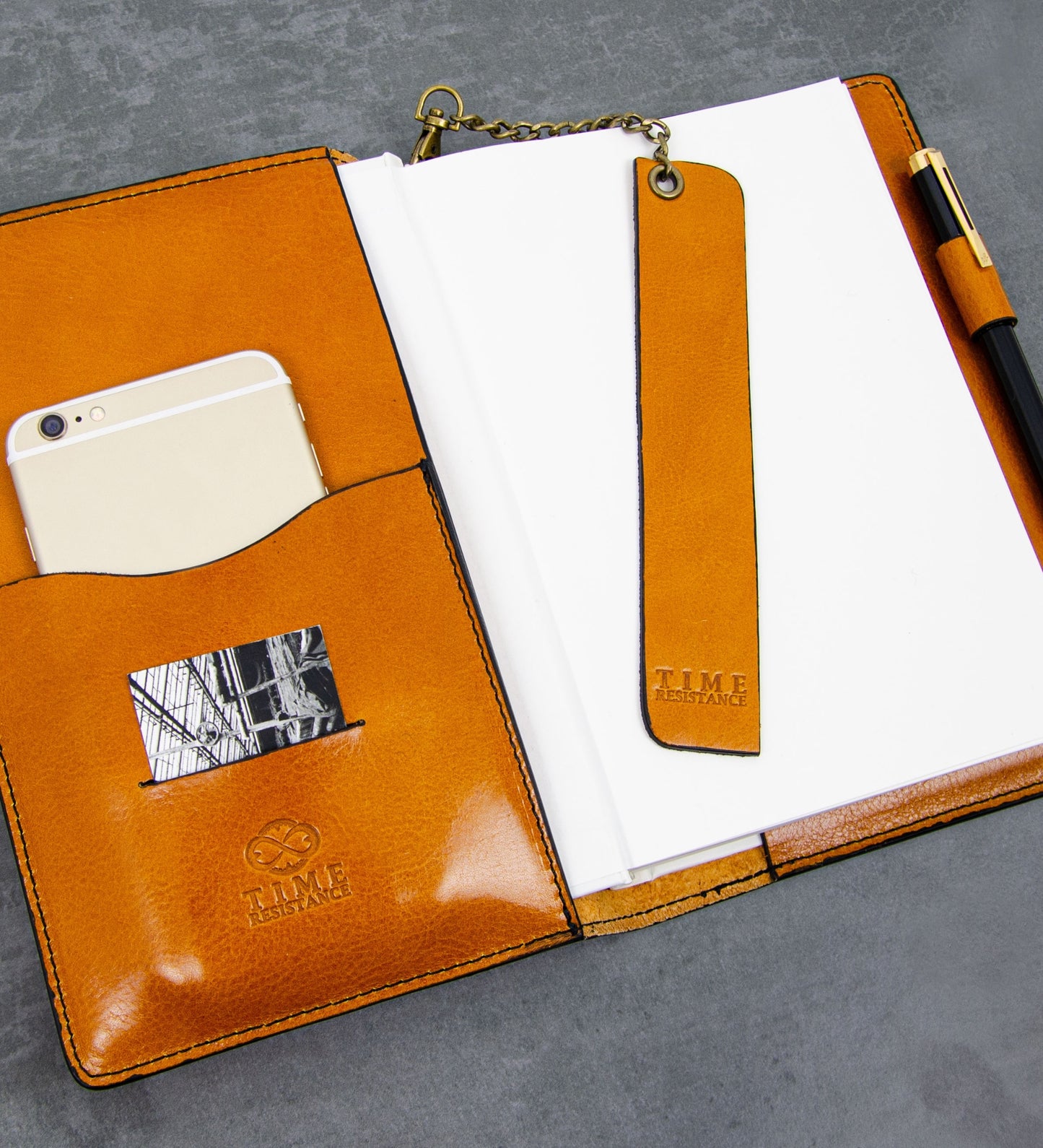 Leather Journal with Refillable A5 Notepad - The Diary of a Nobody