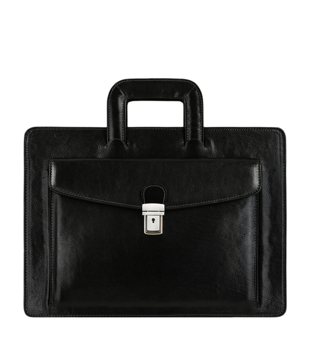 Leather Briefcase - The Tempest – eu.timeresistance.com