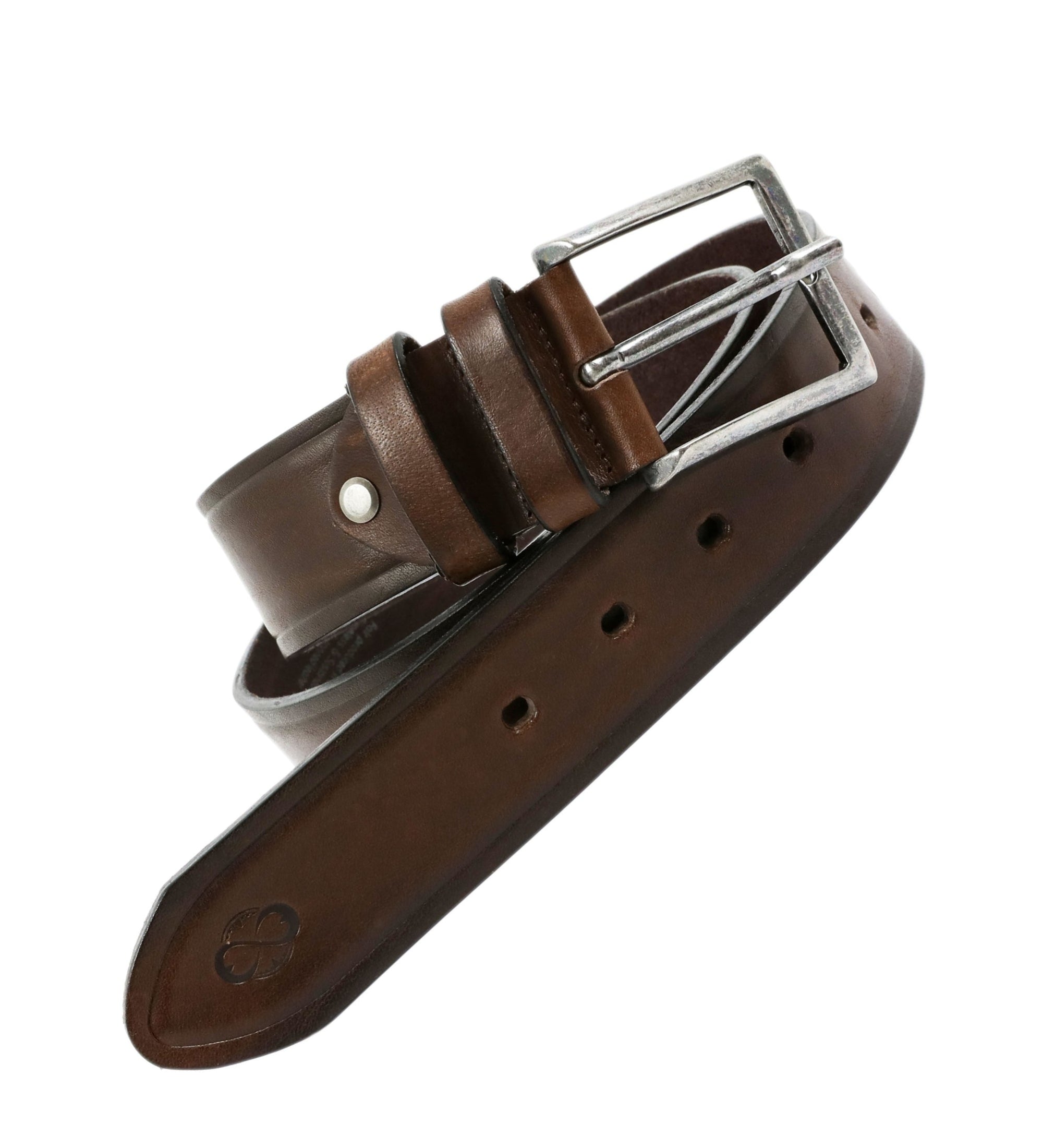 Brown Leather Belt - North and South