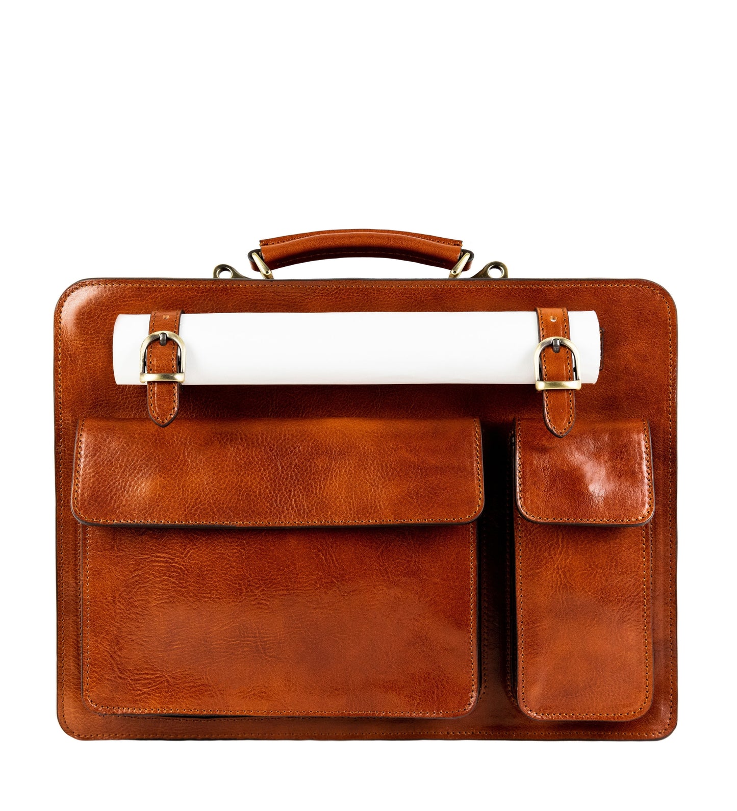 Leather Large Satchel Bag Briefcase - The Prophet