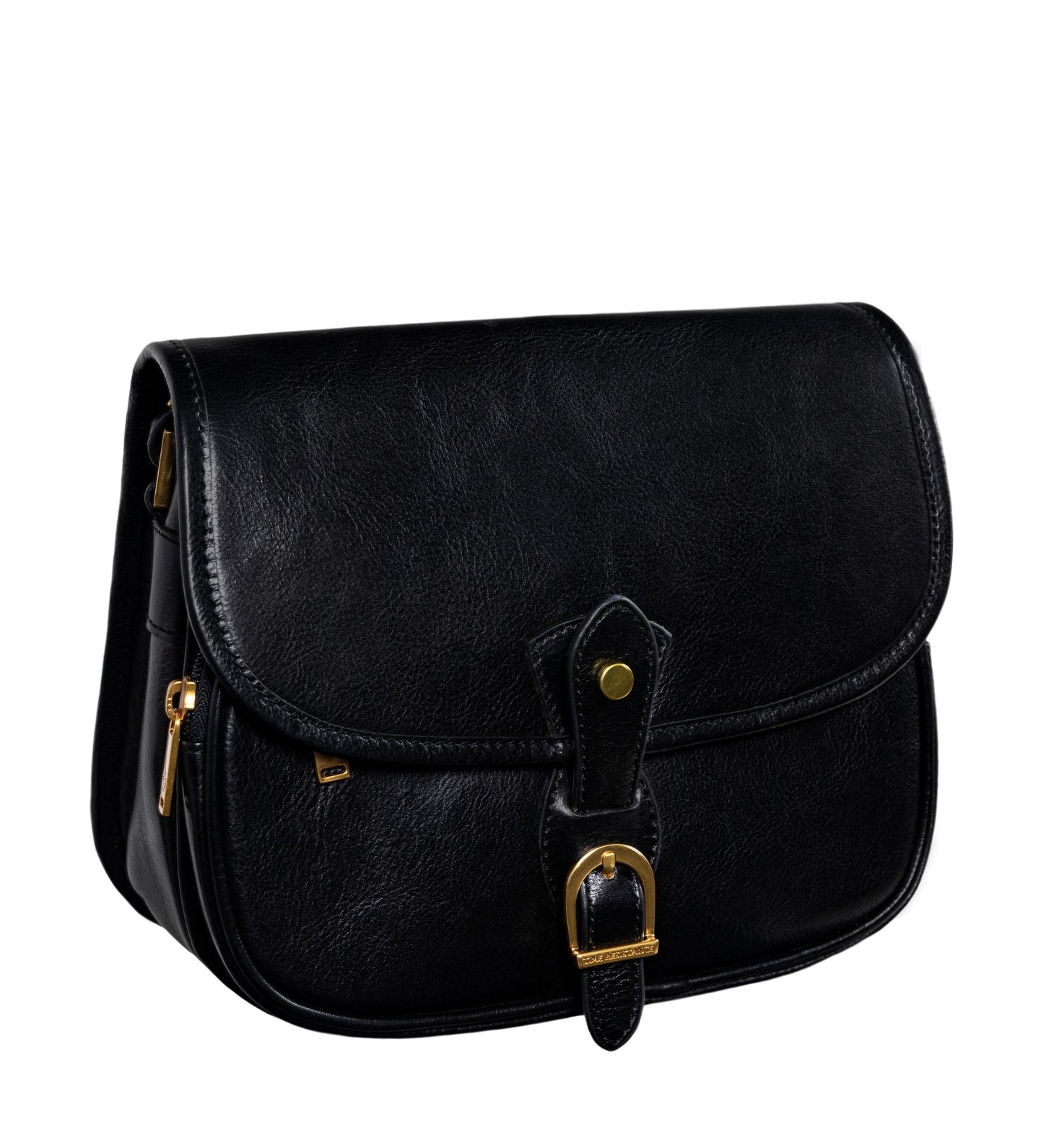 Womens Leather Saddle Bag - Women In Love