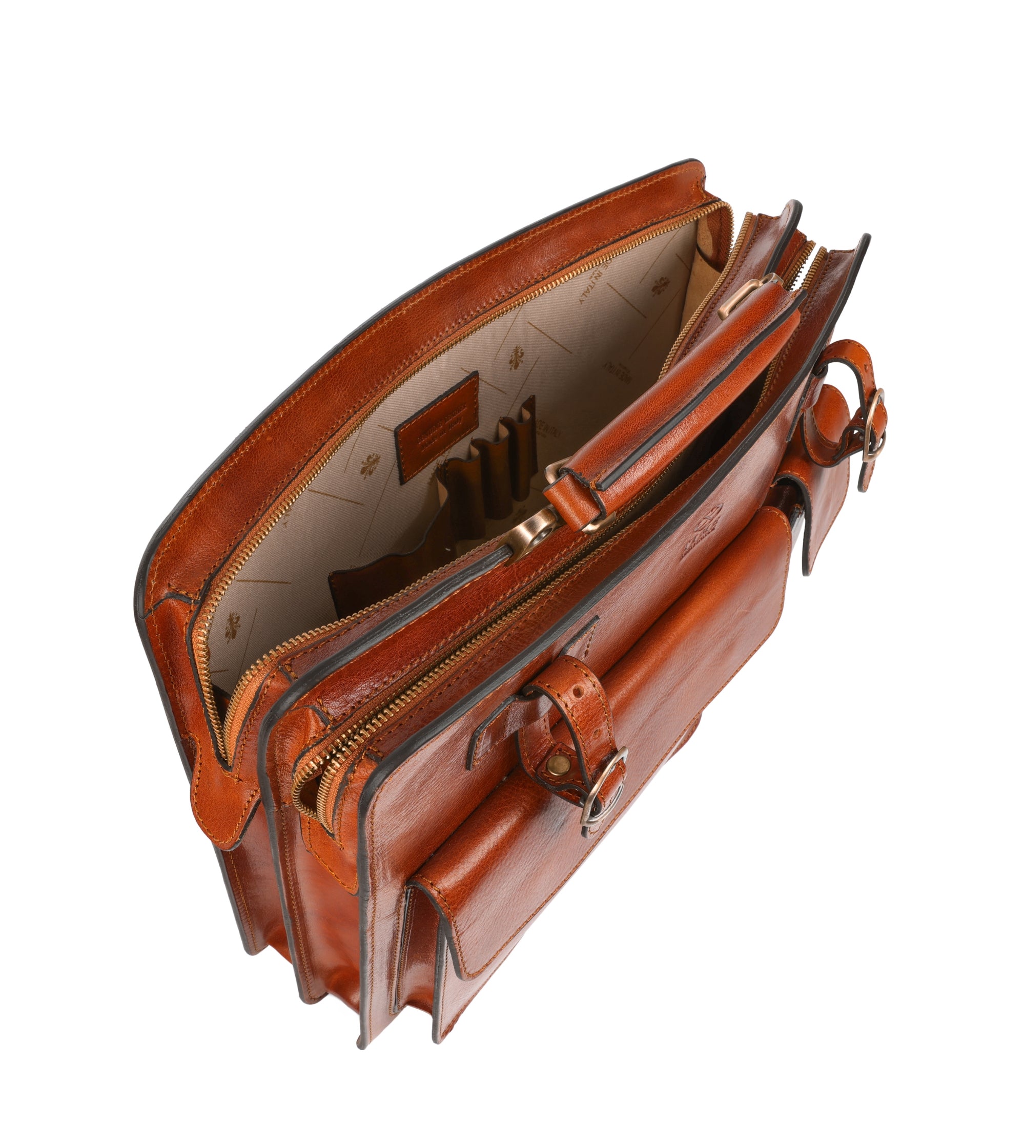 Leather Large Satchel Bag Briefcase - The Prophet