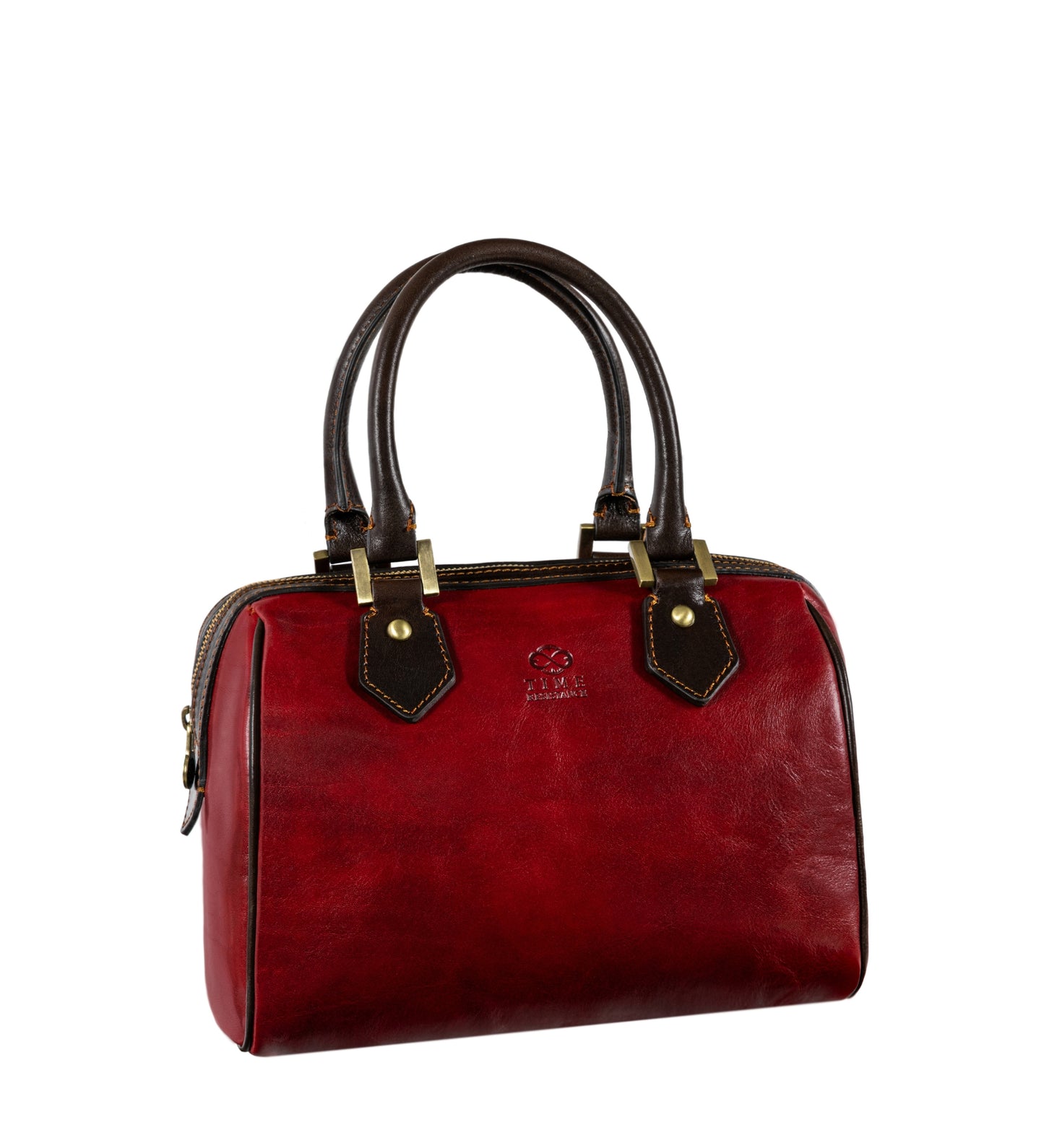 Womens Leather Barrel Bag - Little Dorrit