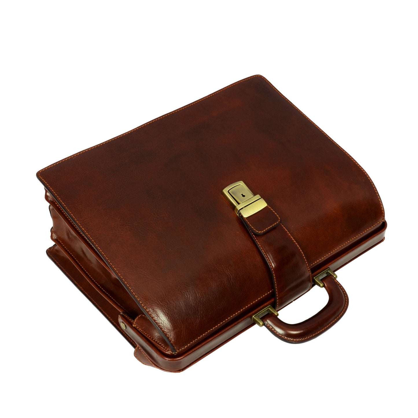 Large Leather Briefcase - The Firm