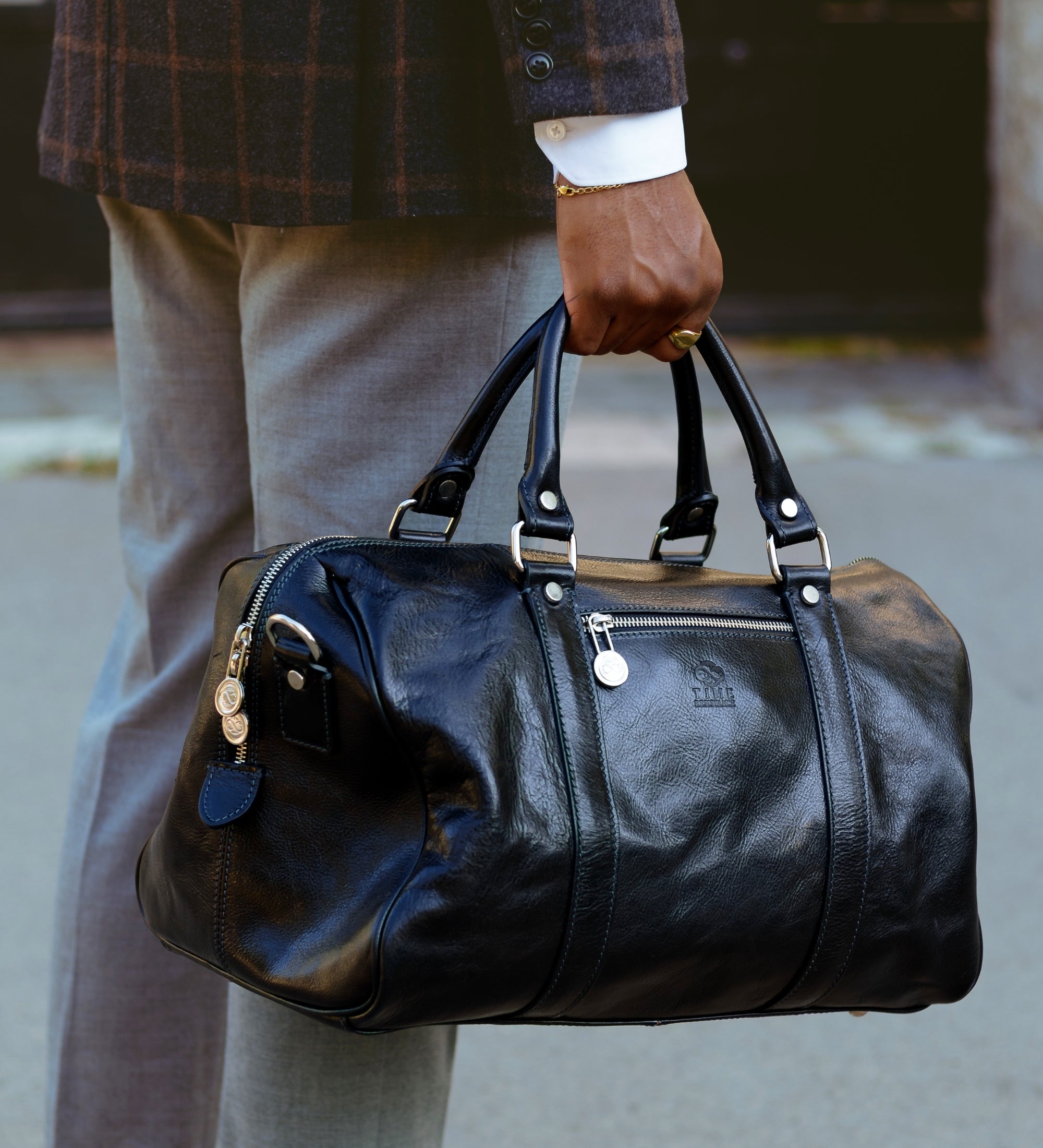 Small Leather Overnight Bag, Duffel Bag The Ambassadors – eu