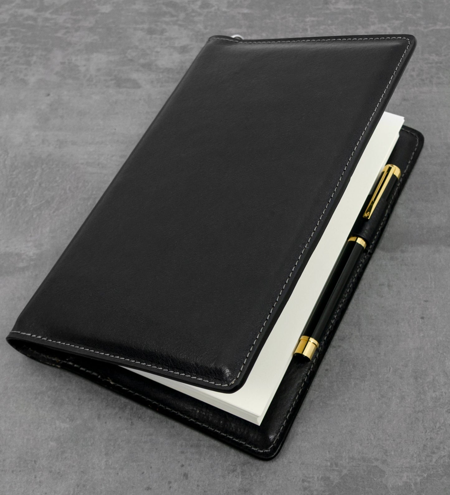 Leather Journal with Refillable A5 Notepad - The Diary of a Nobody