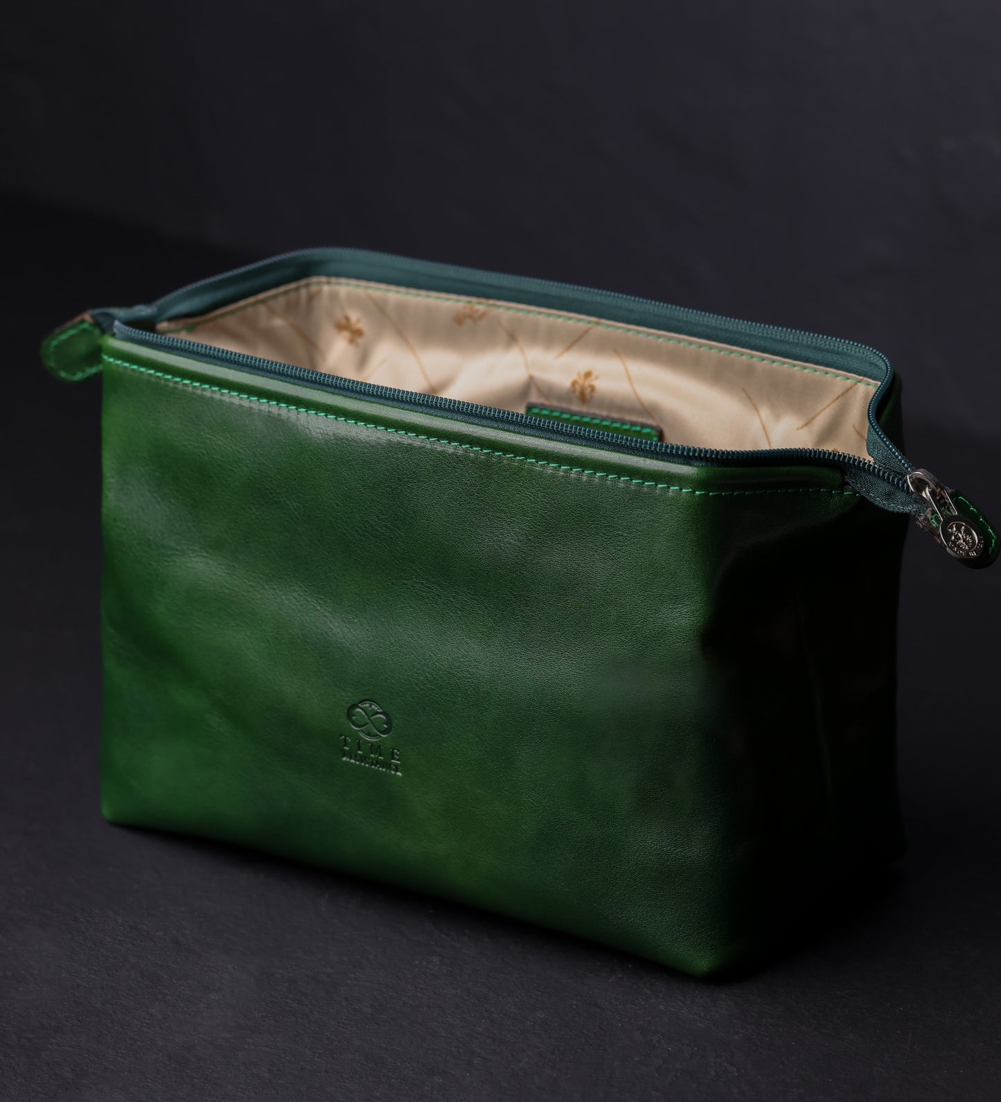 Leather Toiletry Bag - Four Past Midnight