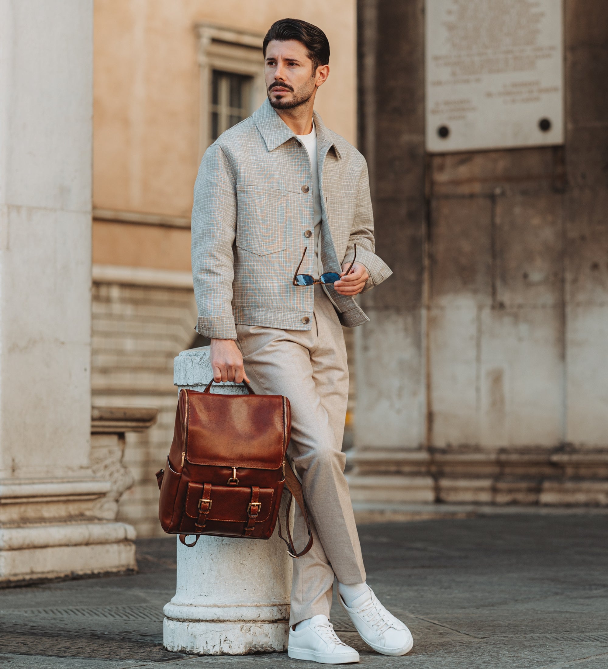 Large Leather Backpack - The Odyssey