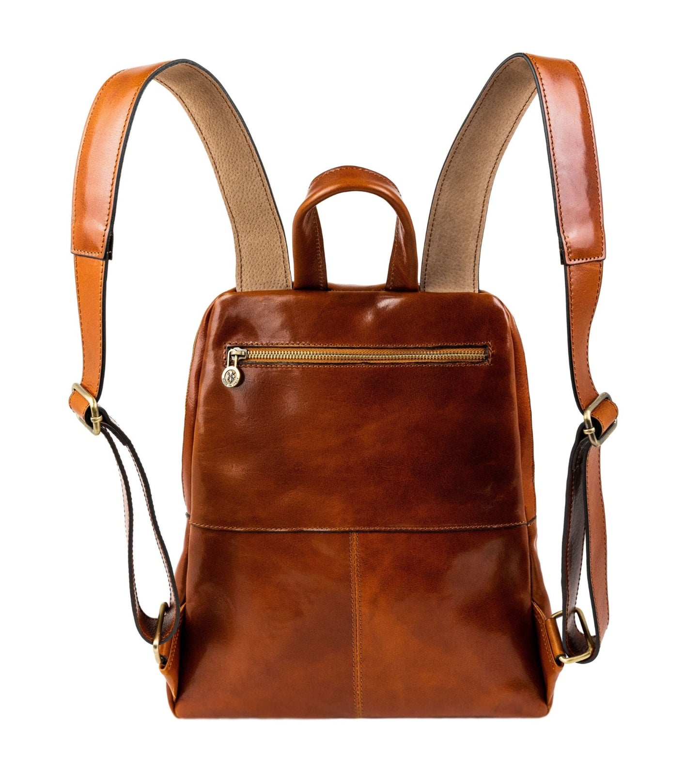 Leather Backpack - A Bend in the River