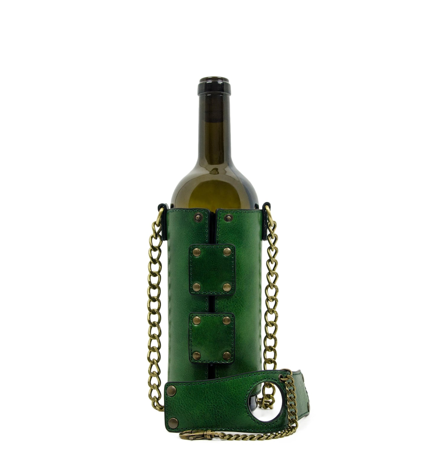 Leather Wine Tote - Saving Grapes