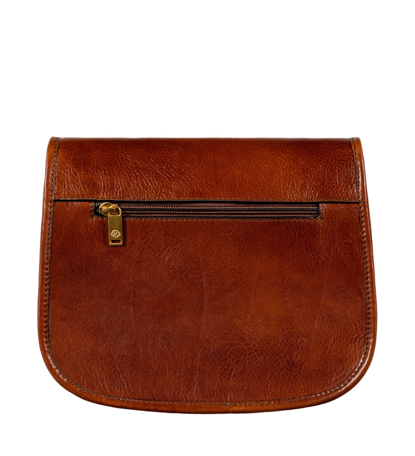 Womens Leather Saddle Bag - Women In Love