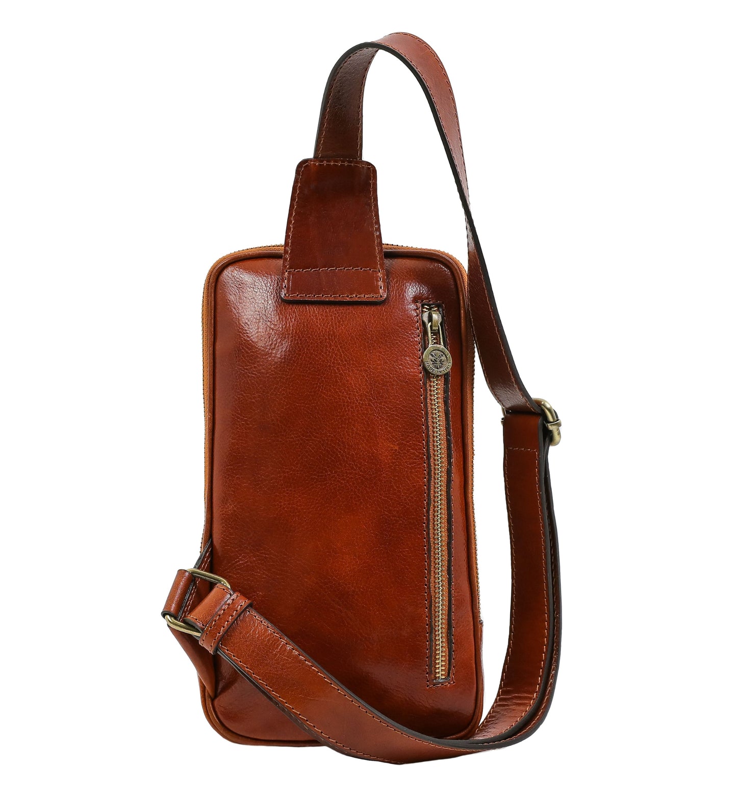 Leather Sling Bag Chest Bag - Kim