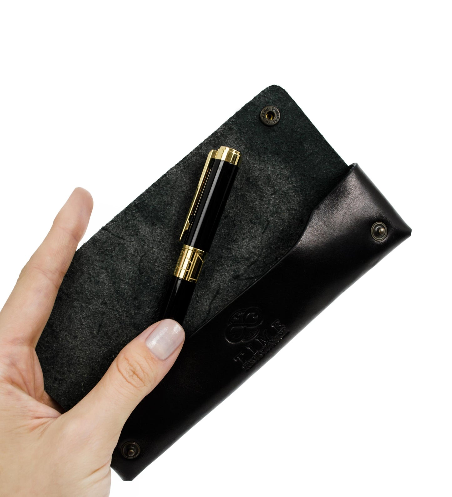 Leather Pen Case Holder for Women - Appointment in Samarra