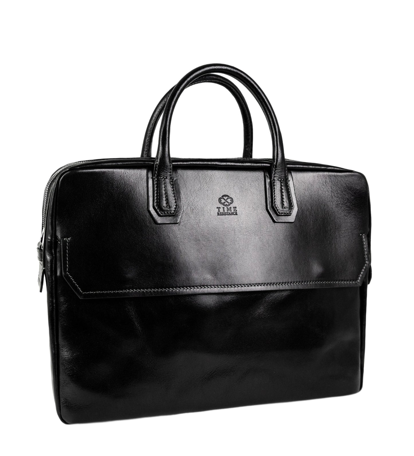 Large Leather Briefcase Laptop Bag - Nostromo