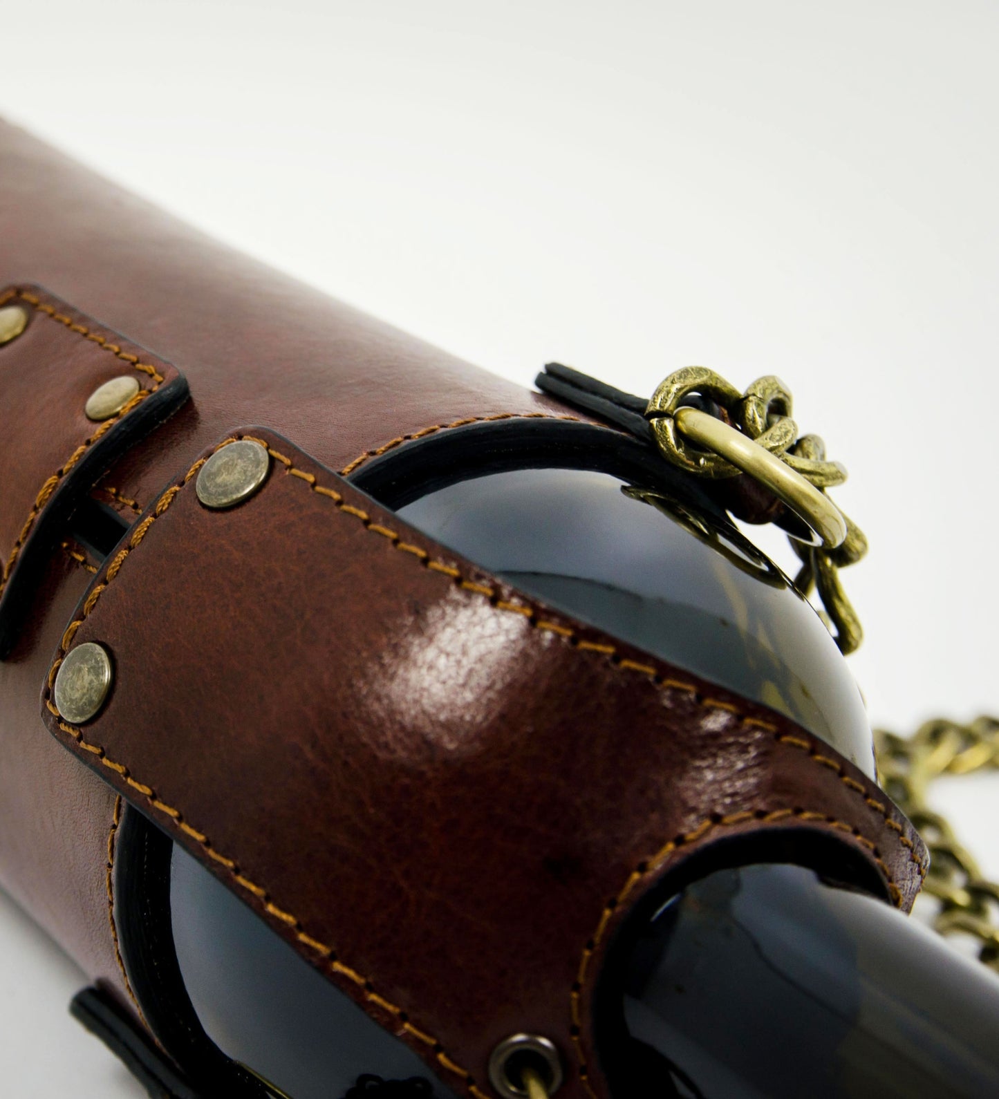 Leather Wine Tote - Saving Grapes