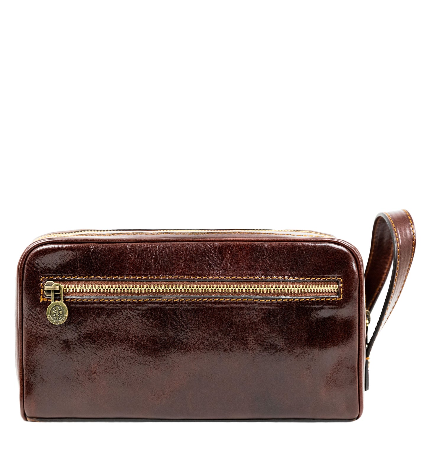 Leather Cosmetic Bag Dopp Kit - All the Kings Men