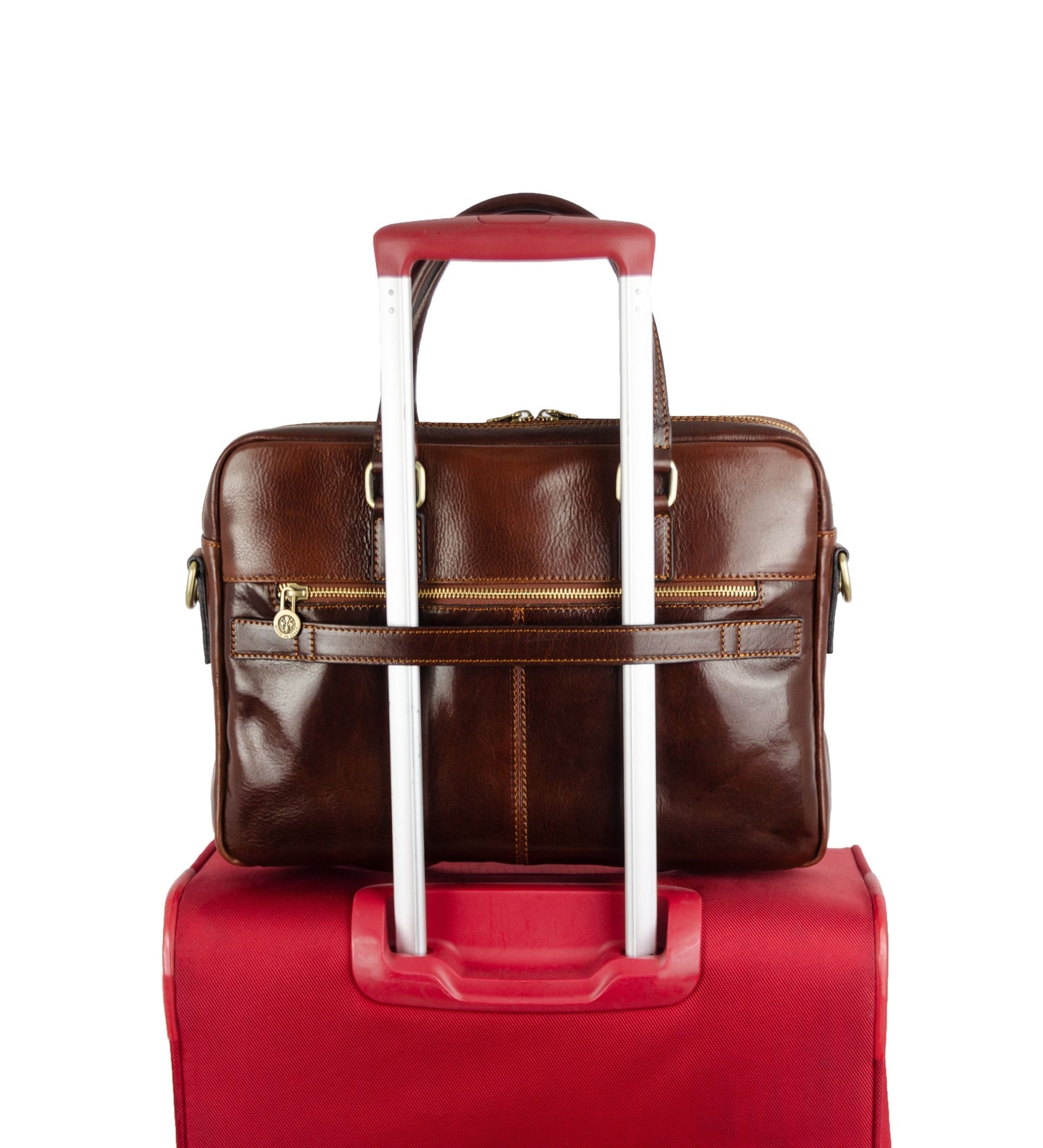 Leather Briefcase Laptop Bag - Orlando