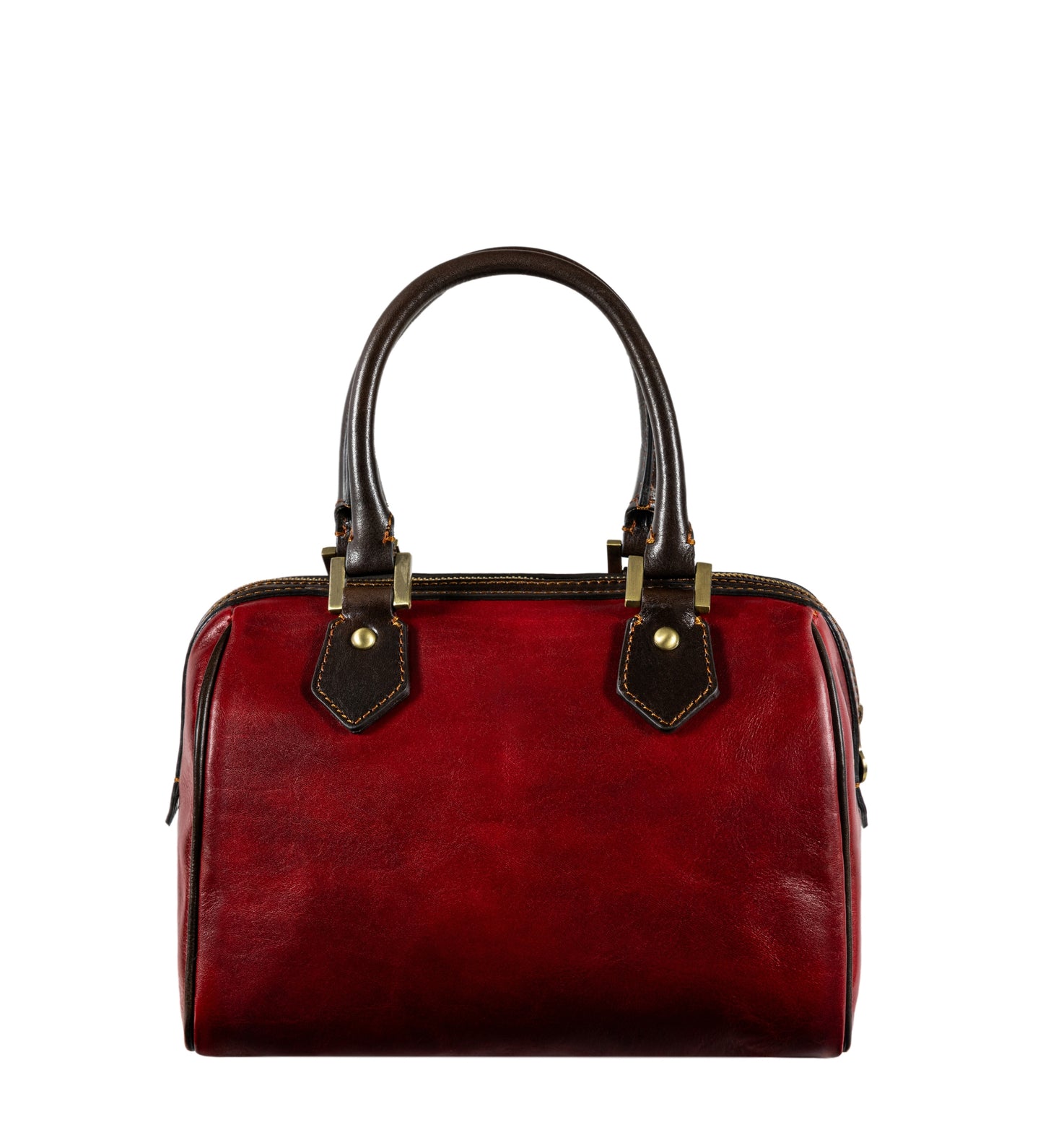 Womens Leather Barrel Bag - Little Dorrit