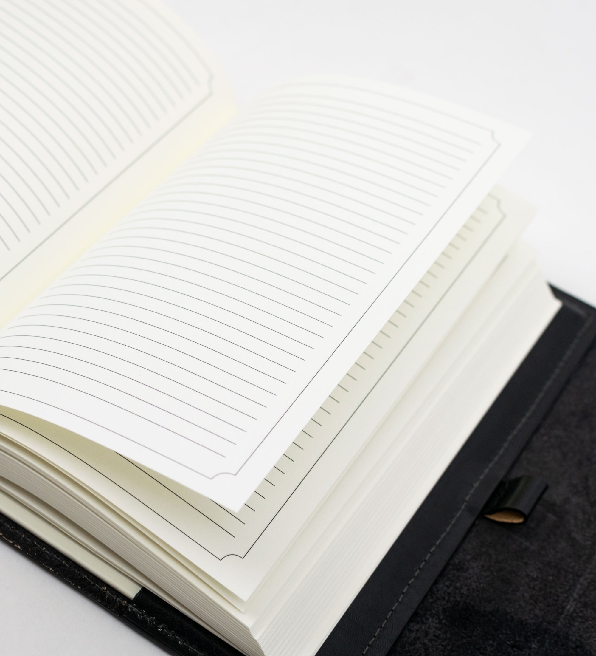 Leather Journal with Refillable A5 Notepad - P.S. I Love You