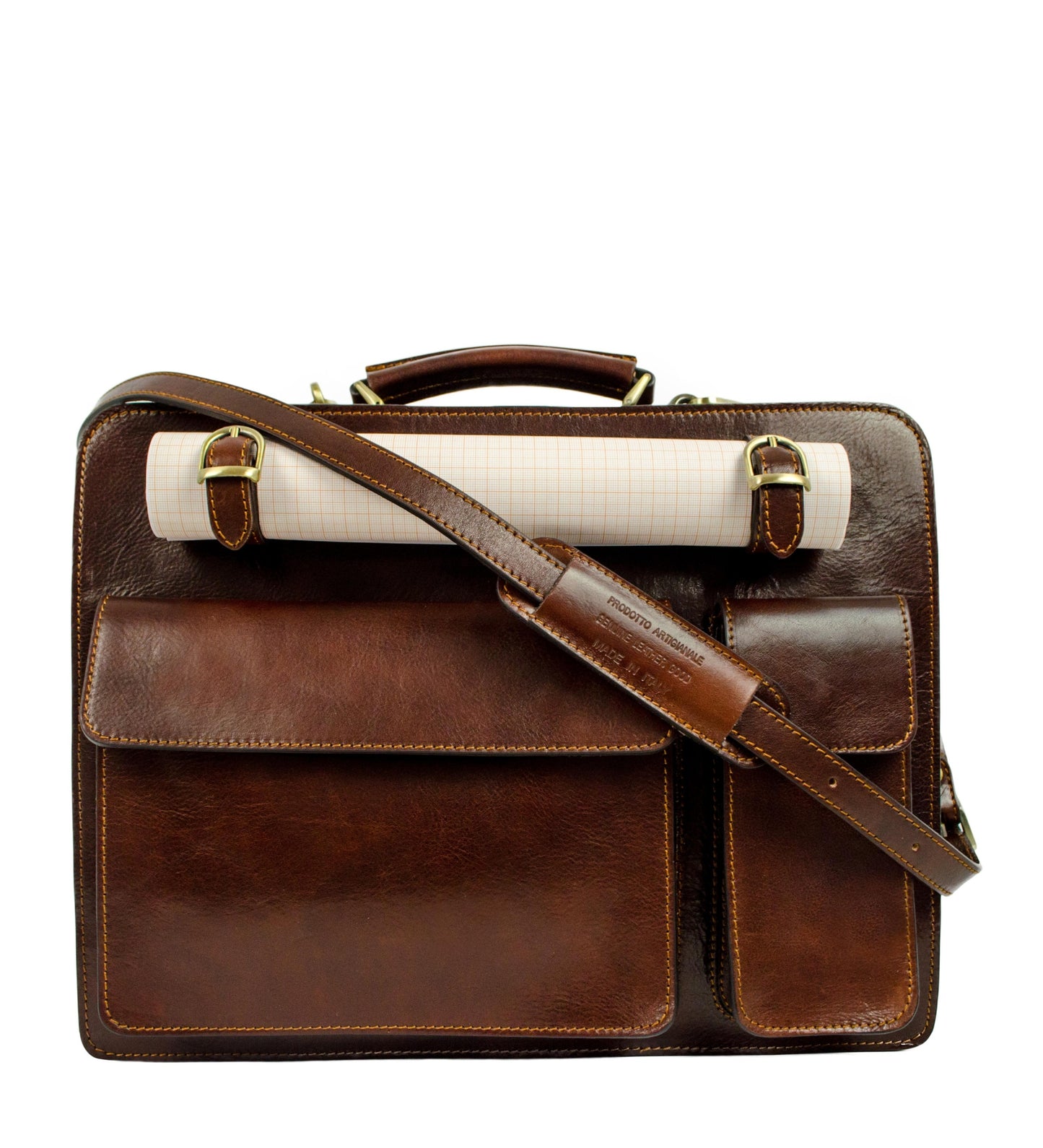 Leather Large Satchel Bag Briefcase - The Prophet