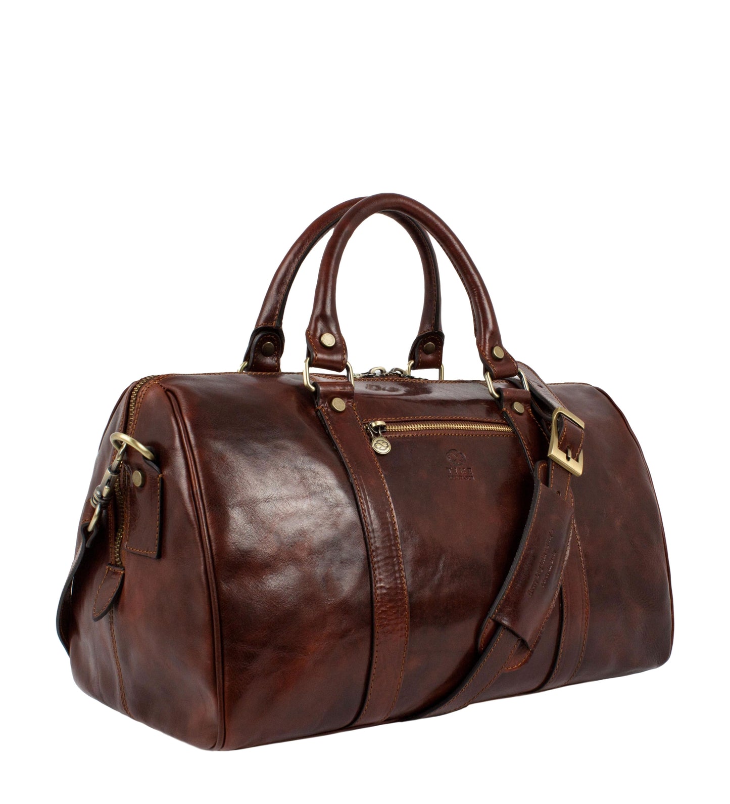 Small Leather Overnight Bag, Duffel Bag - The Ambassadors