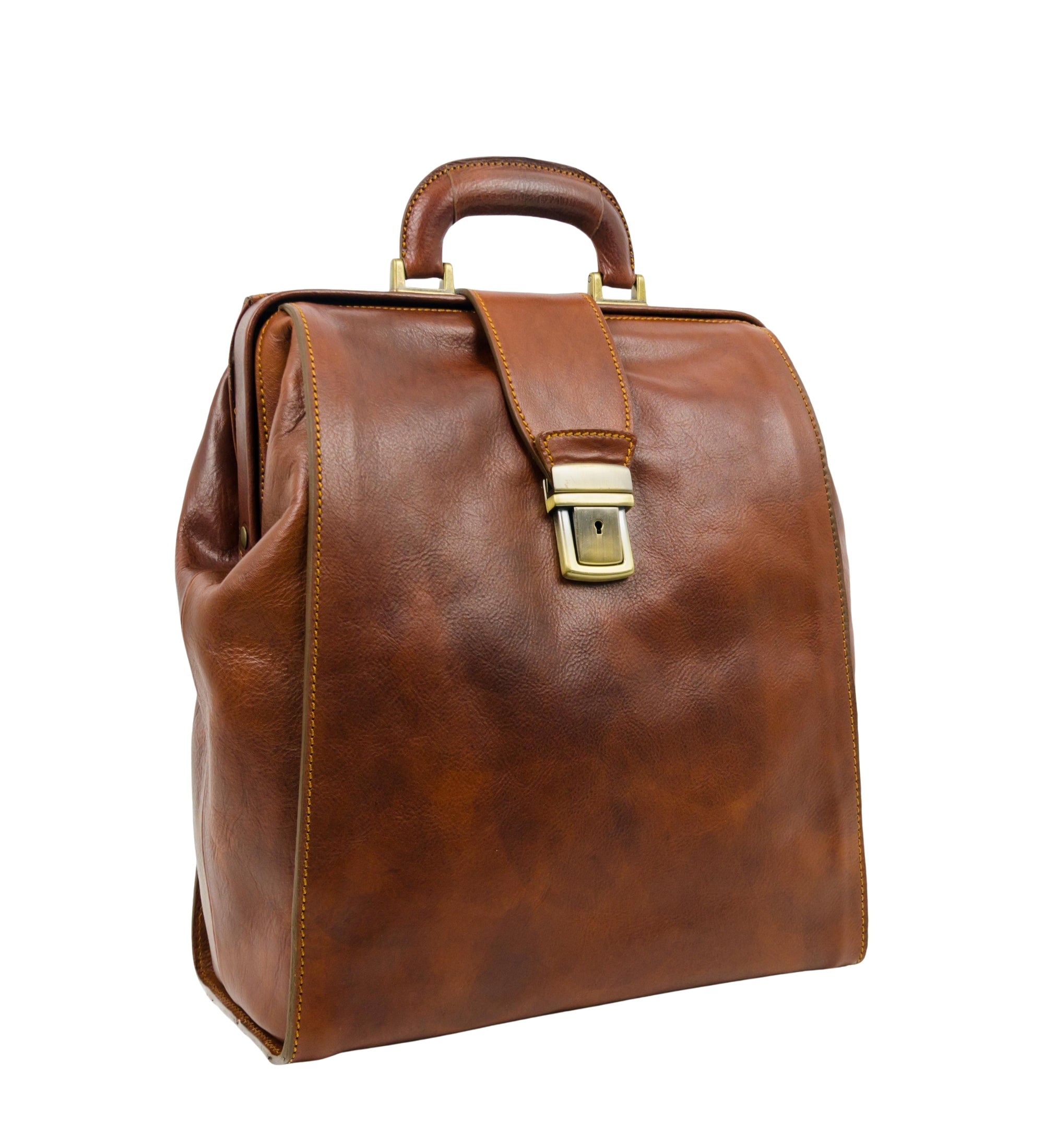 Leather Backpack - A Brief Story of Time