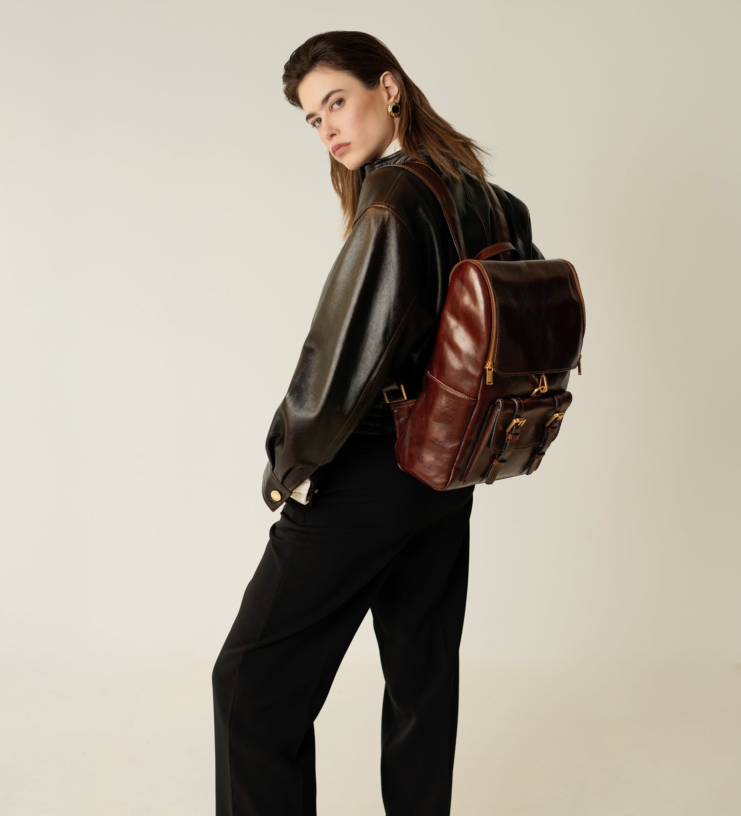 Large Leather Backpack for Women - The Odyssey