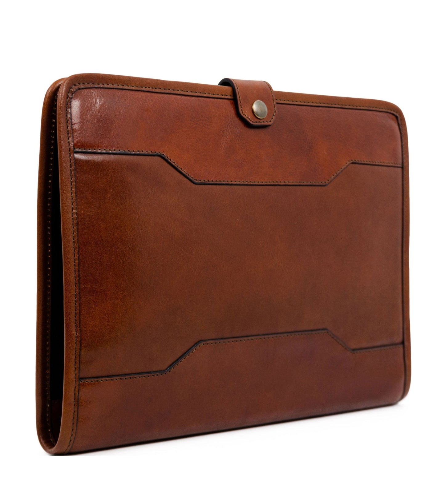 Leather A4 Documents Folder Organizer - The Call of the Wild