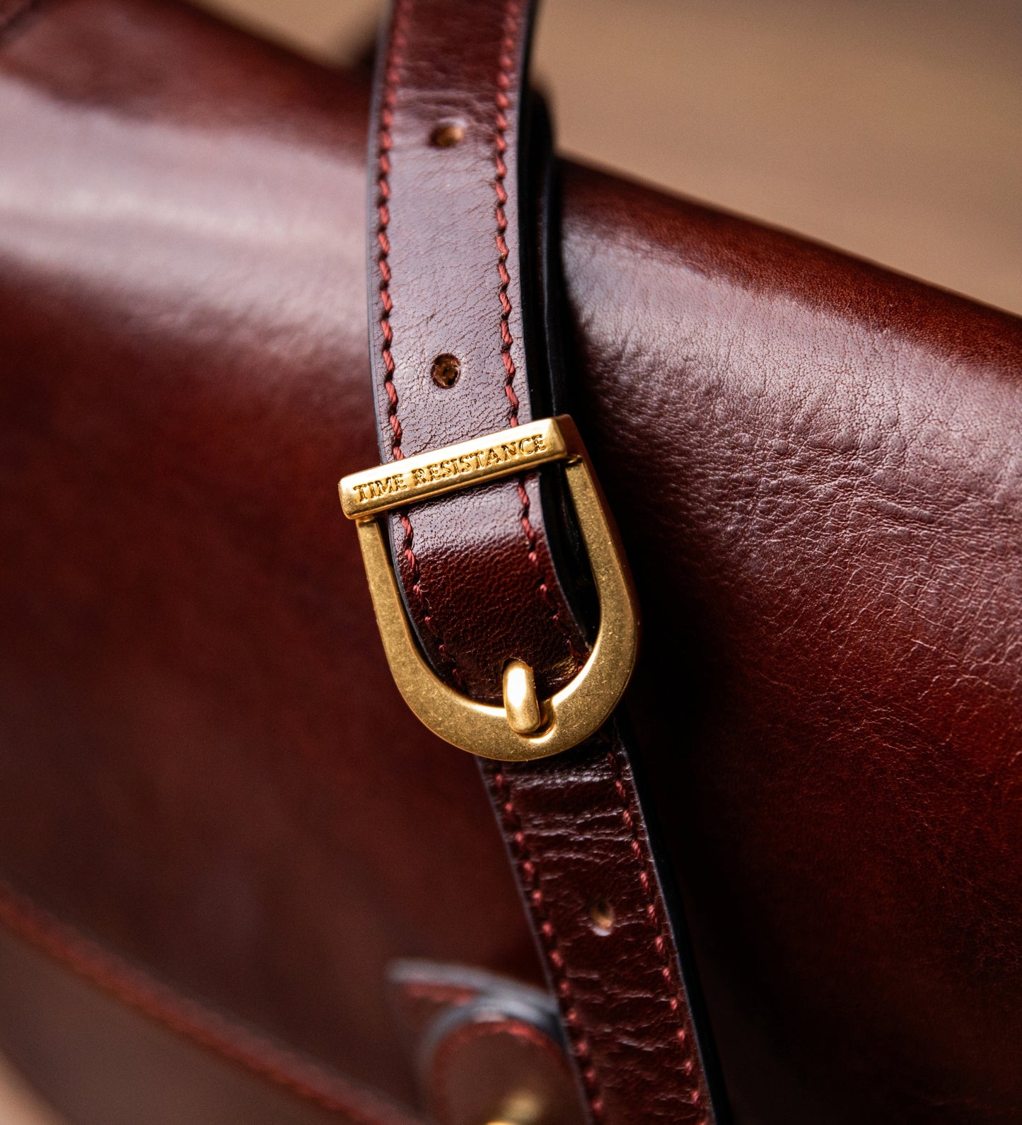 Womens Leather Saddle Bag - Women In Love