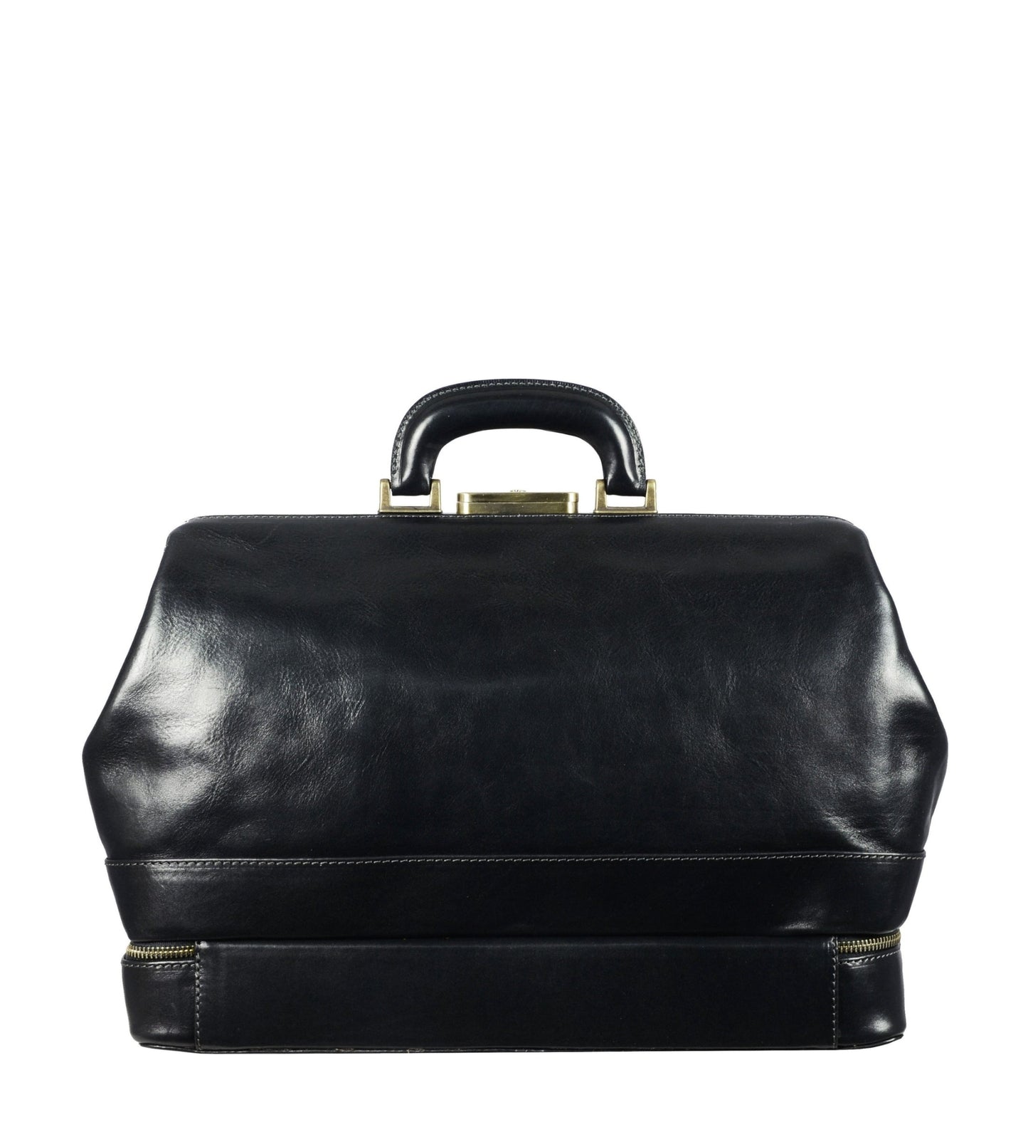 Large Italian Leather Doctor Bag - The Master and Margarita