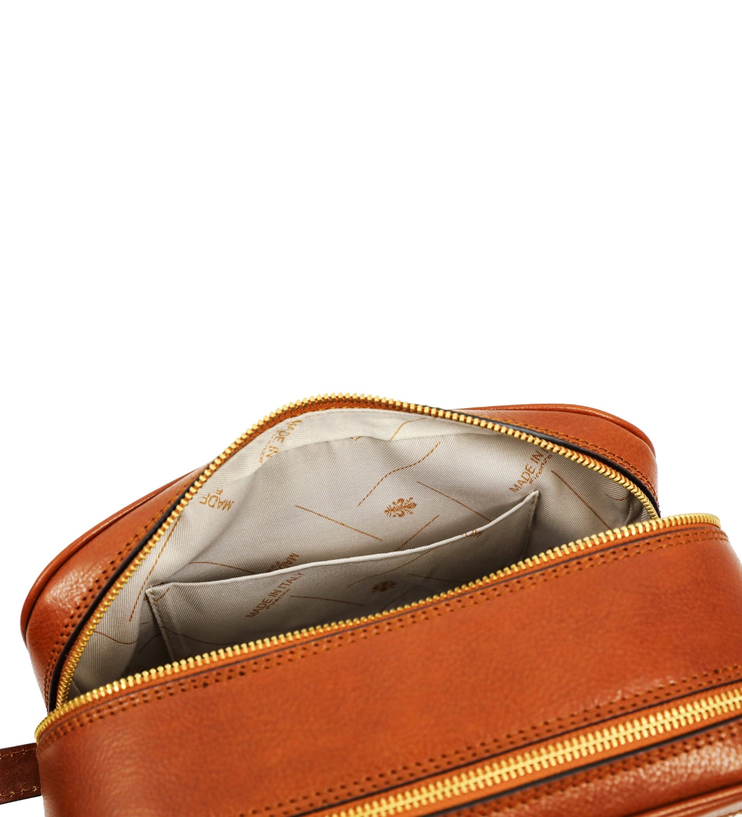 Leather Cosmetic Bag Dopp Kit - All the Kings Men