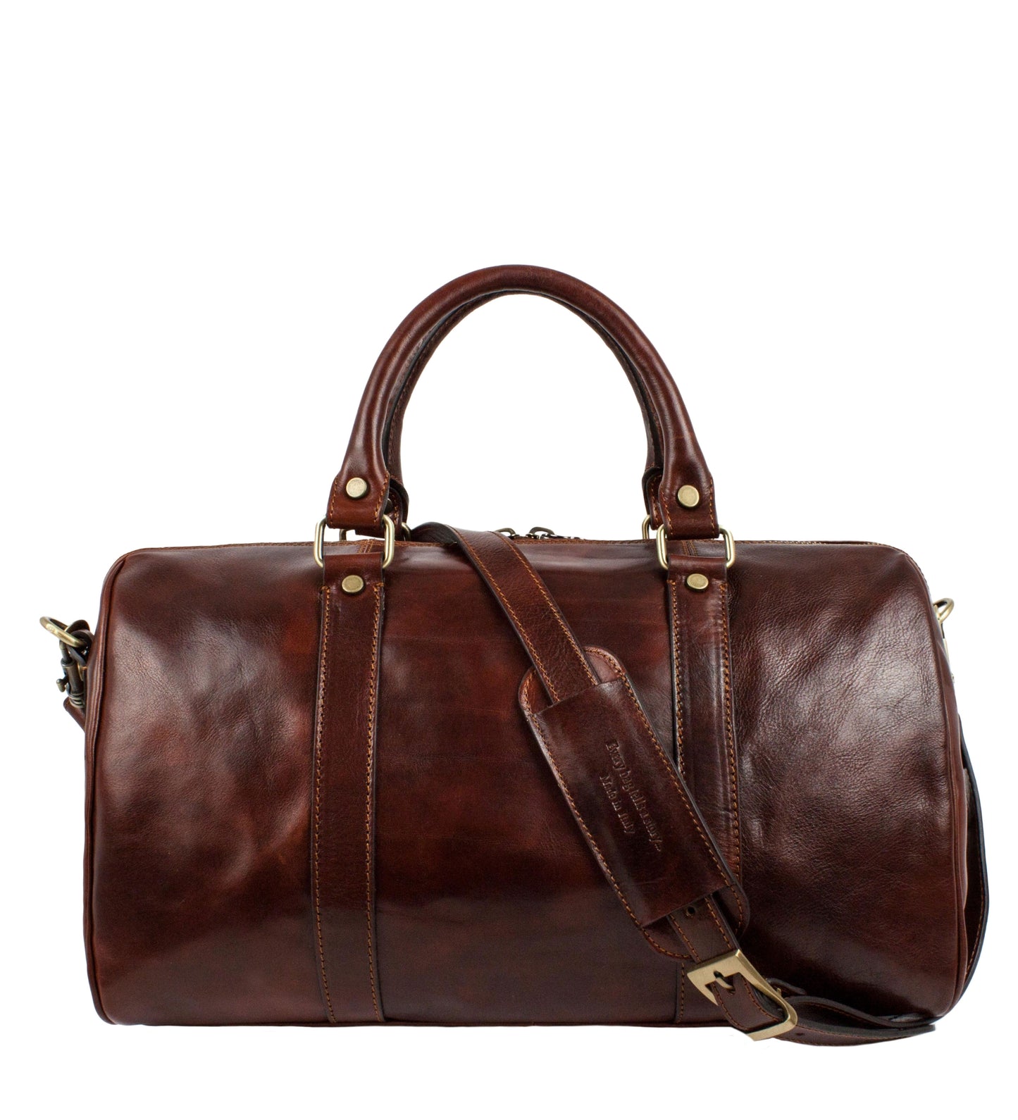 Small Leather Overnight Bag, Duffel Bag - The Ambassadors