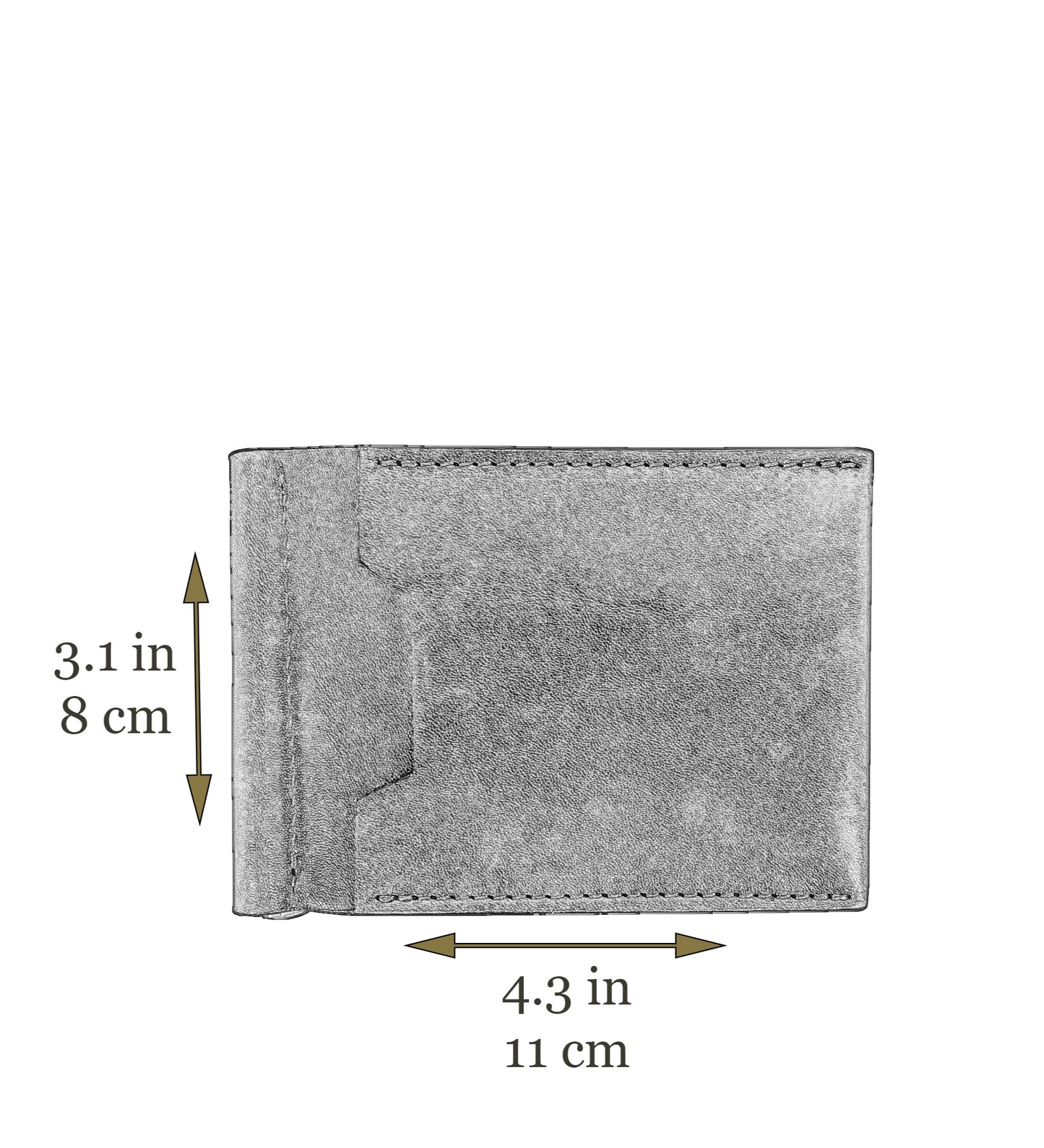 Leather Money Clip Wallet - Tom Jones