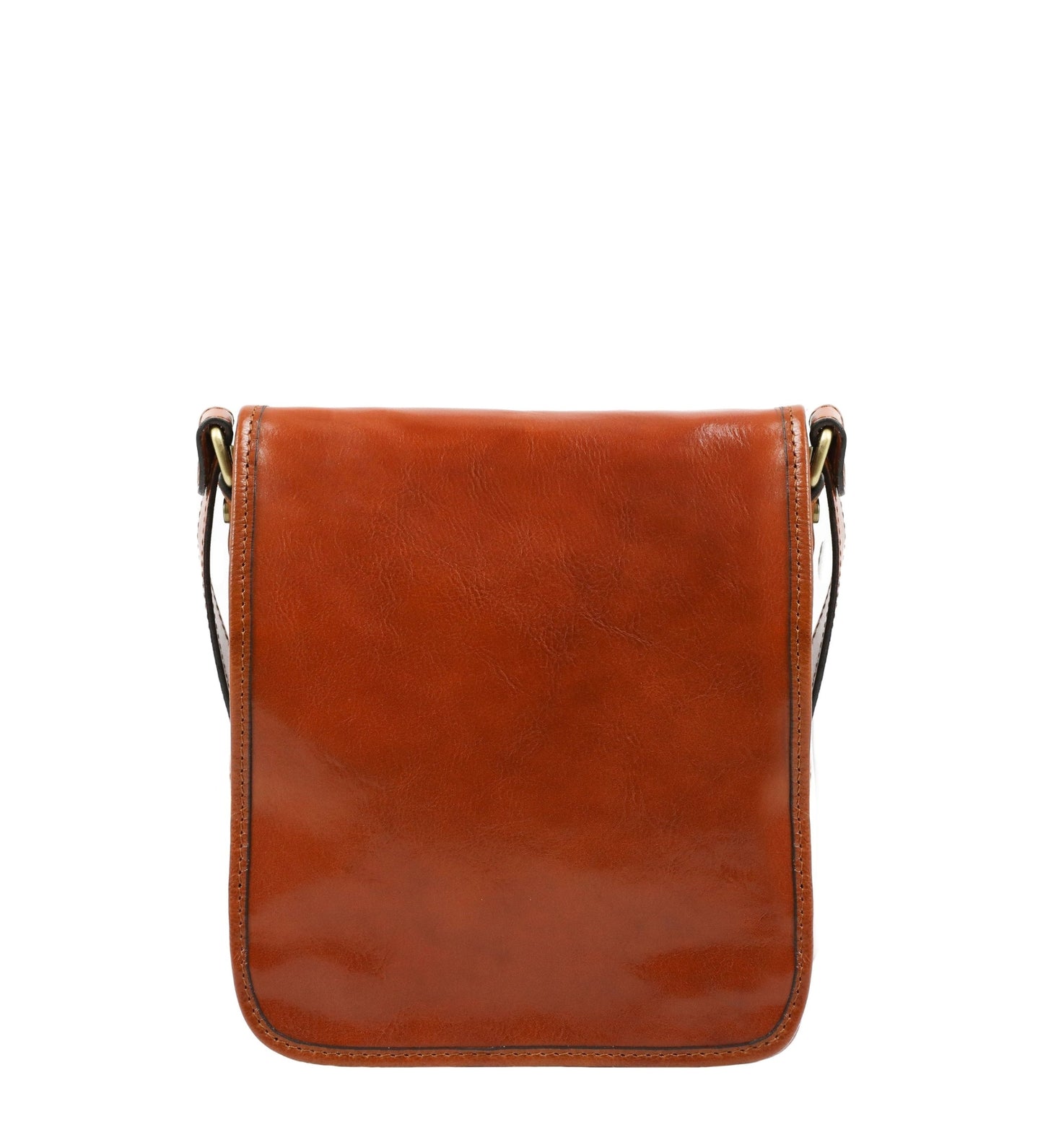 Small Leather Messenger Bag - On The Road