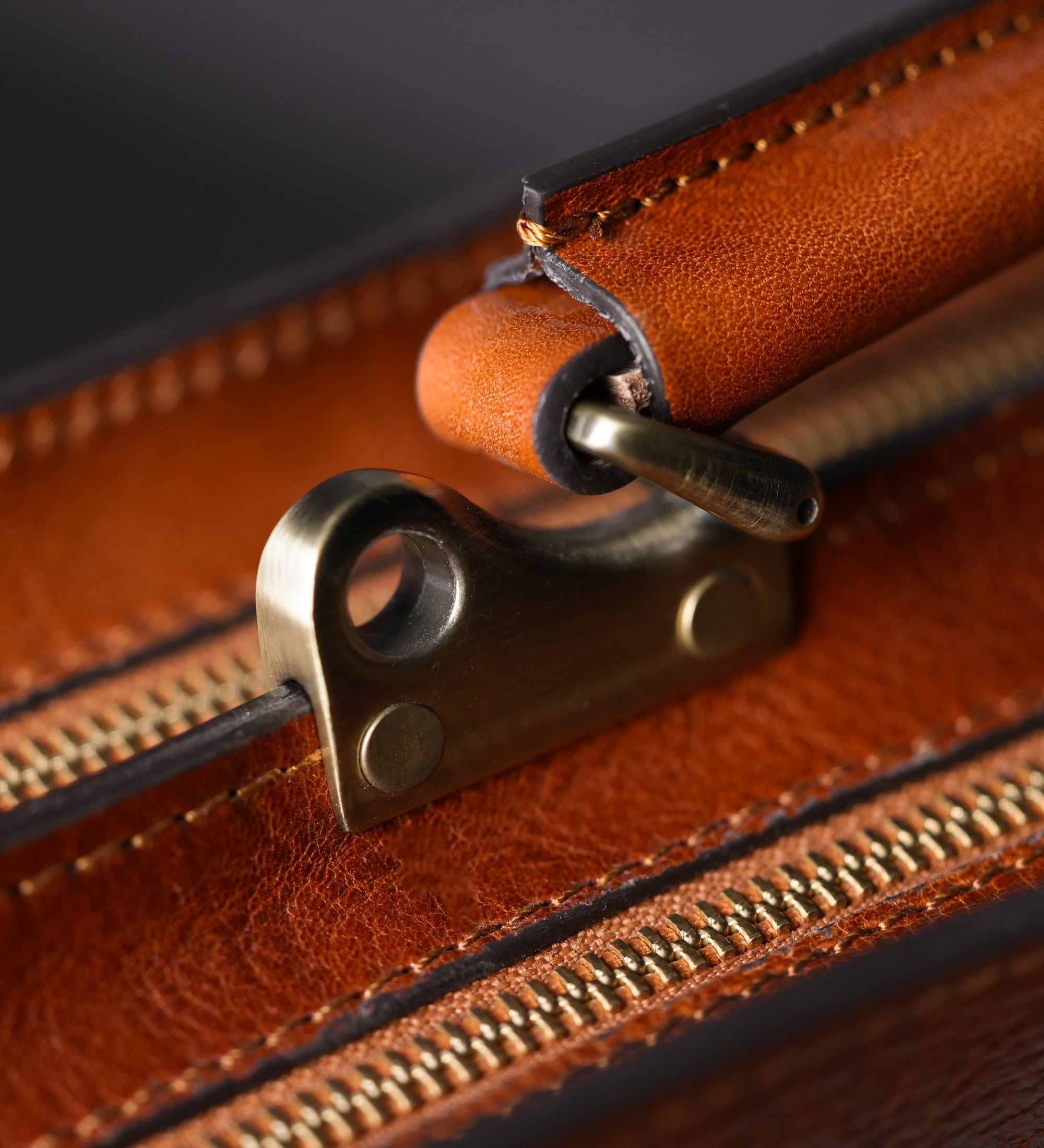 Leather Large Satchel Bag Briefcase - The Prophet