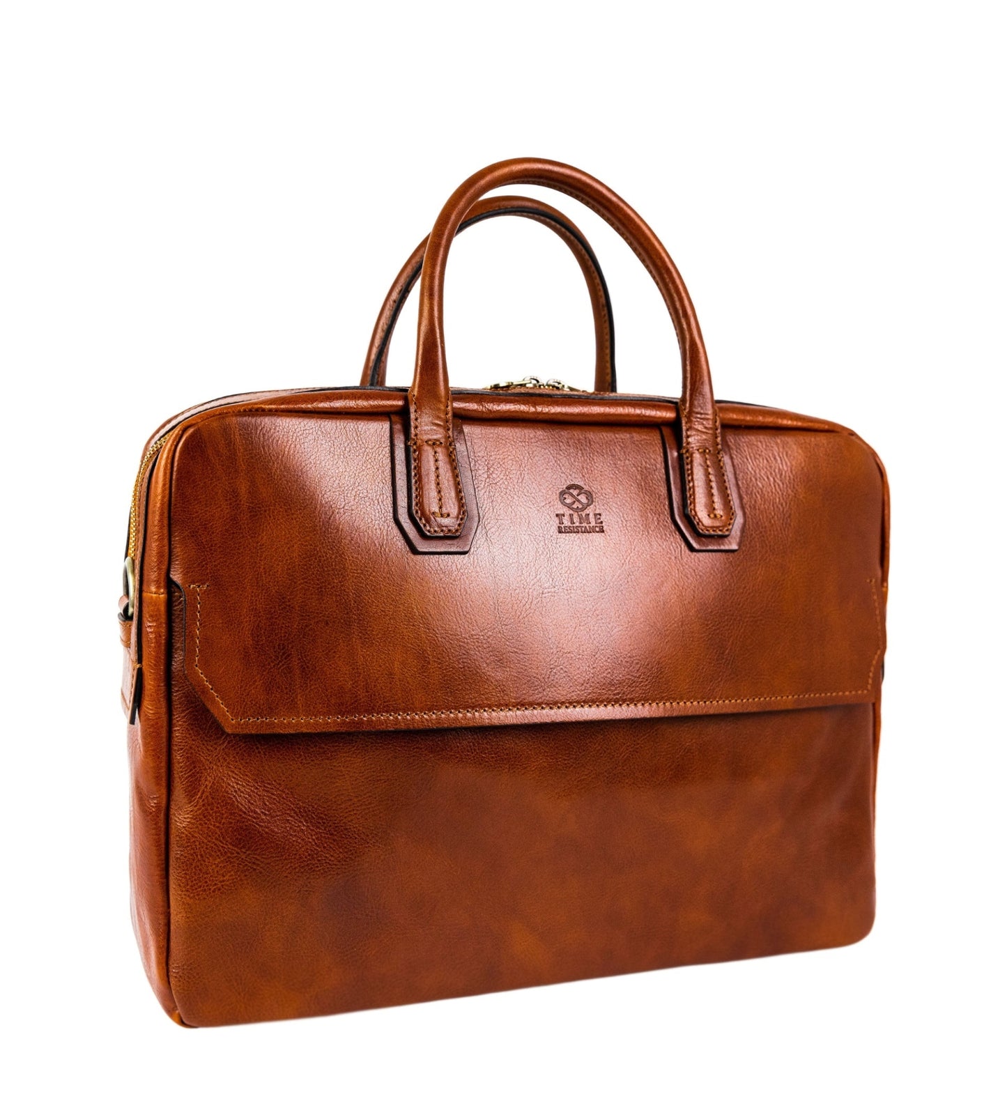 Large Leather Briefcase Laptop Bag - Nostromo